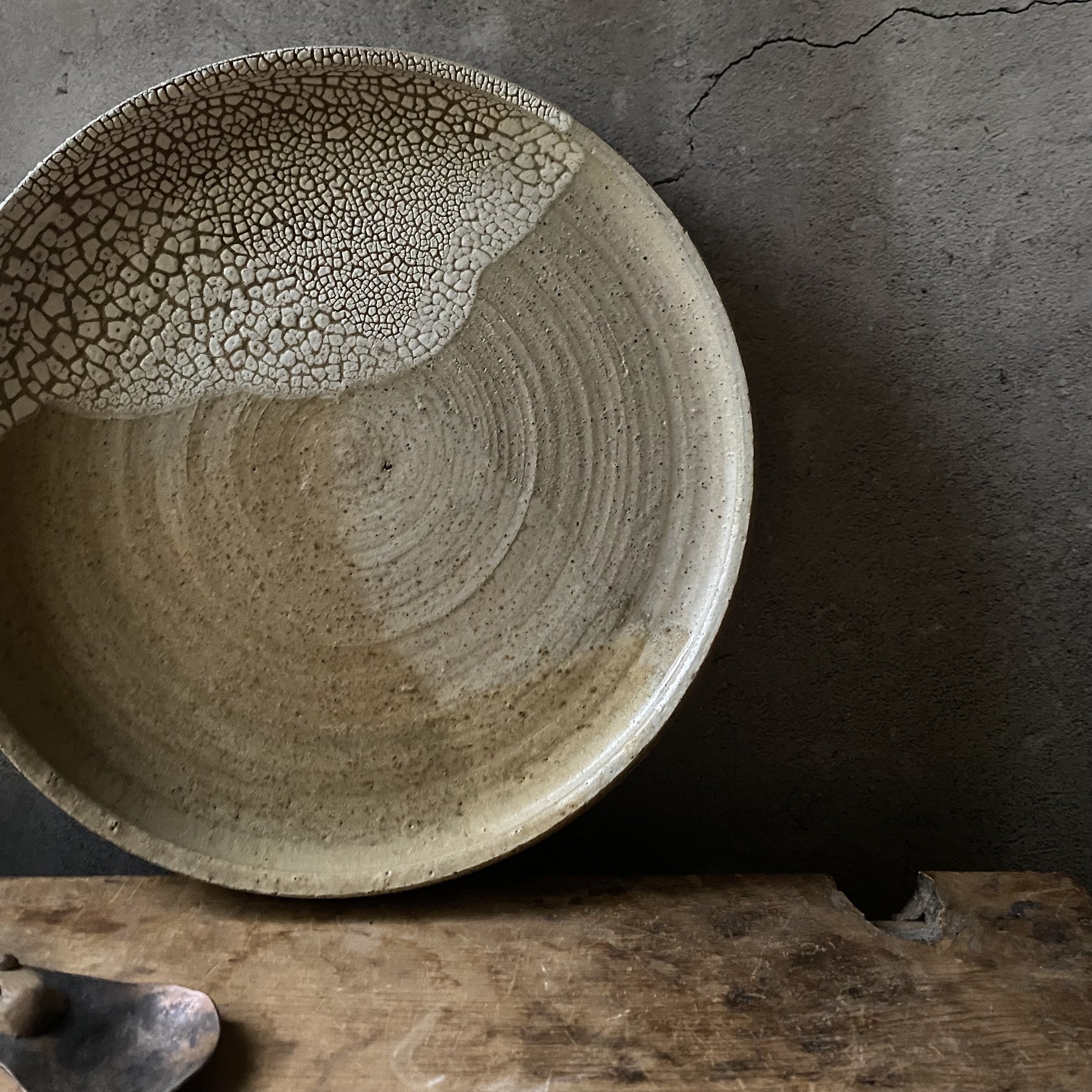 Handmade ceramic Unearthed Terra Firma platter - Natural Palette