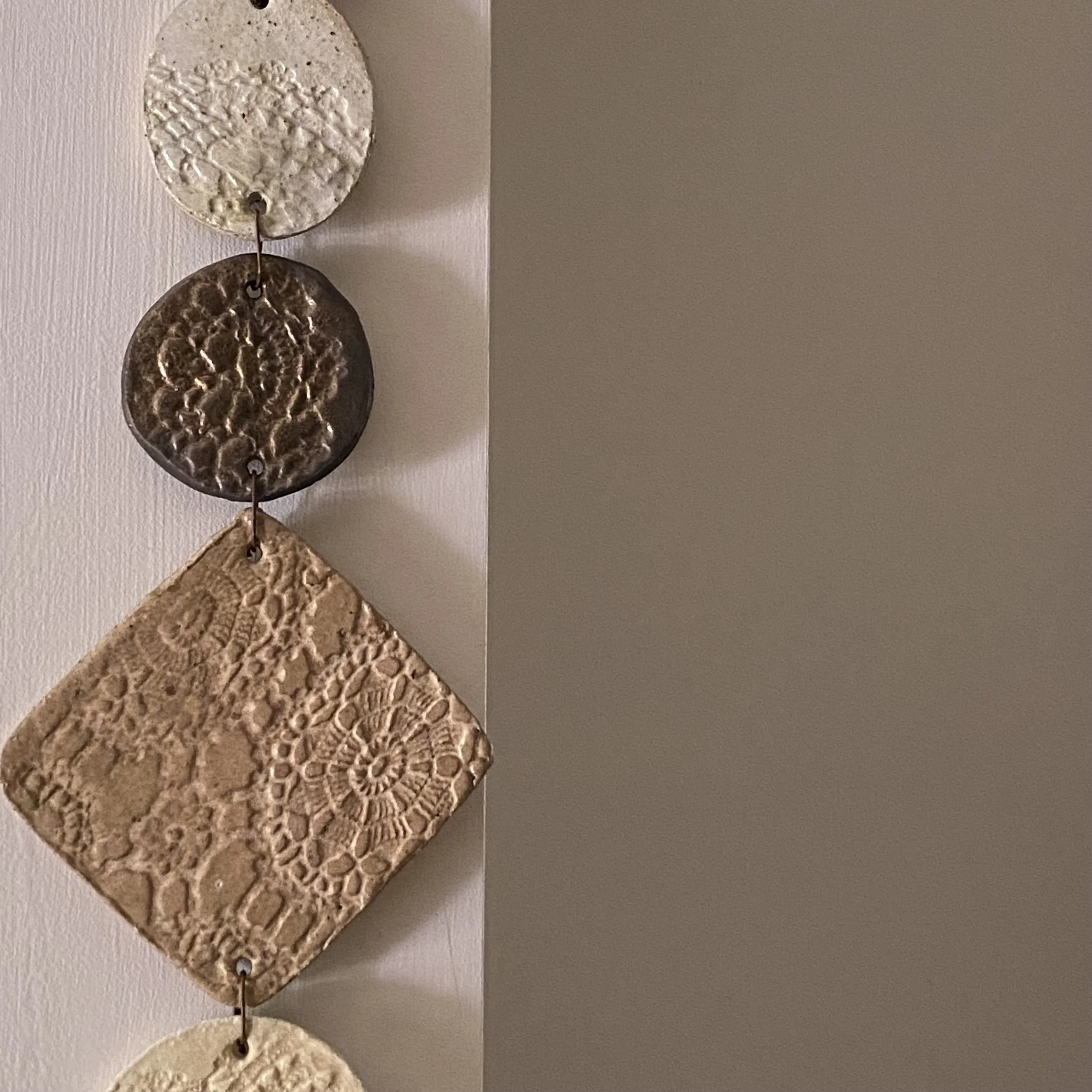 Unearthed Large Botanical Wall Hanging - Earthy palette