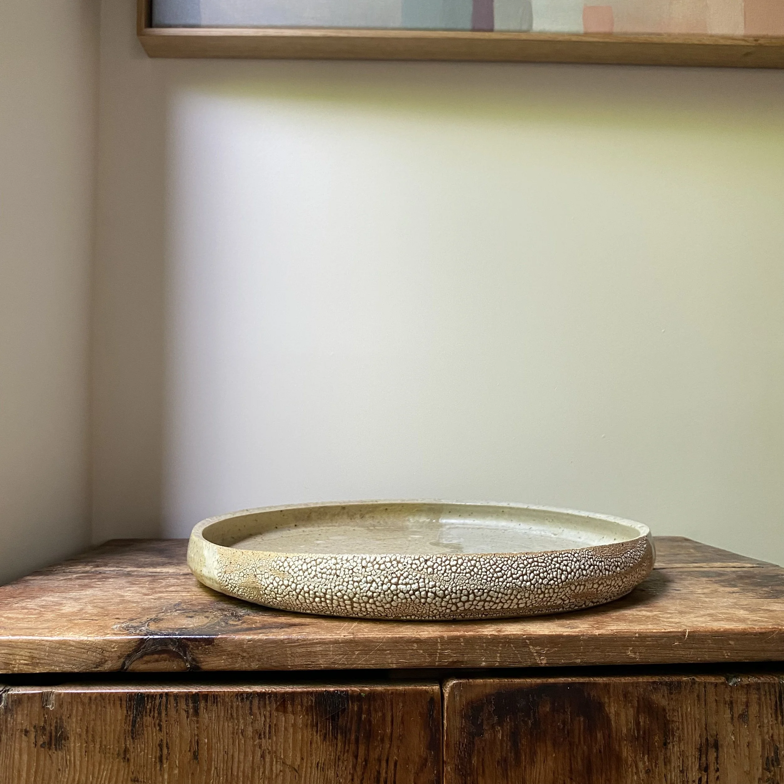 Handmade ceramic Unearthed Terrafirma Natural Platter