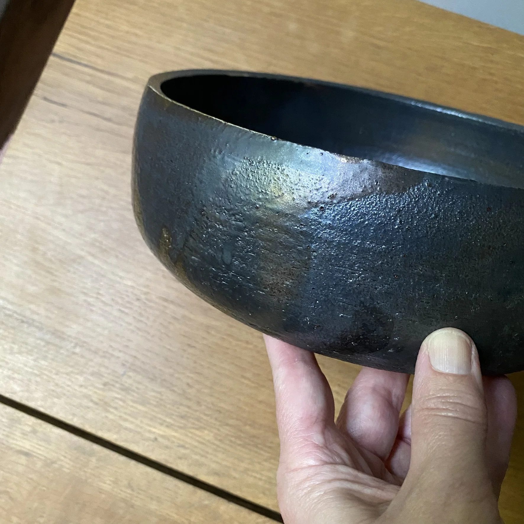 Handmade ceramic Unearthed Slate Bowl