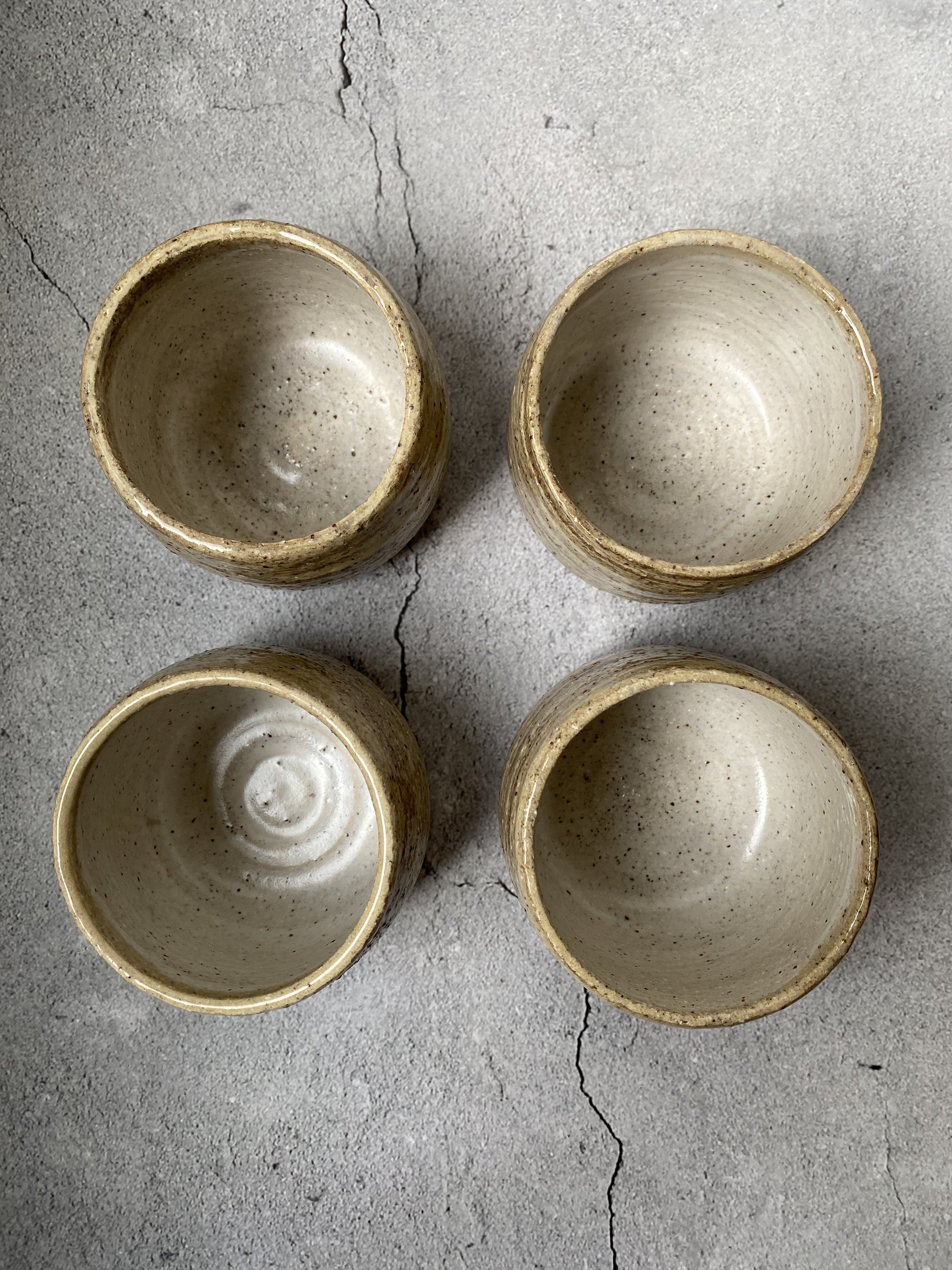handmade pottery coffee tumbler