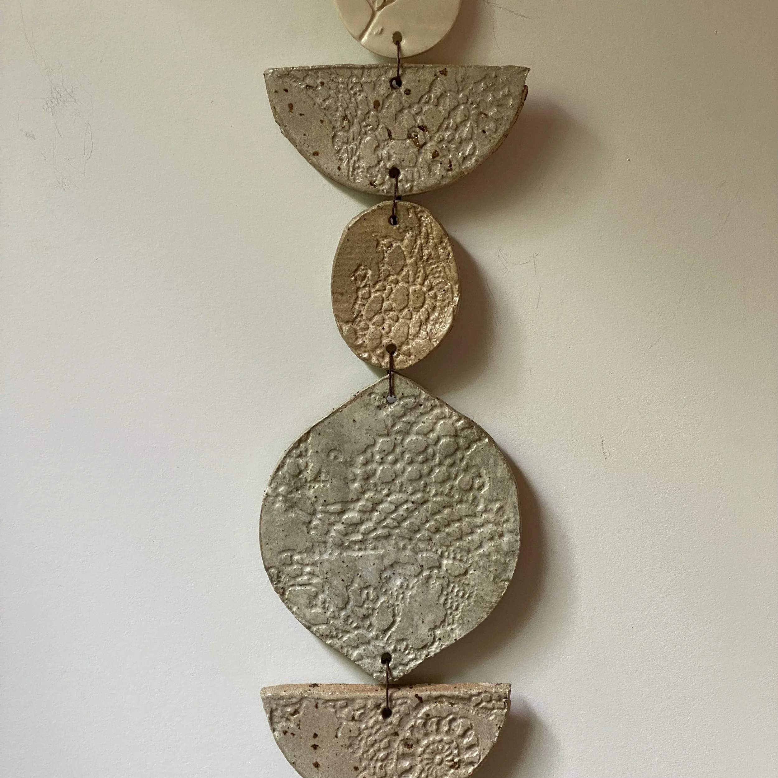 Handmade ceramic Flora Wall art