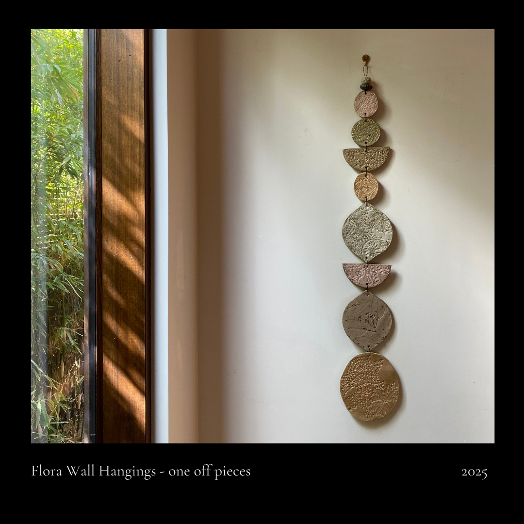 Flora Wallhangings are an extension of my garden…