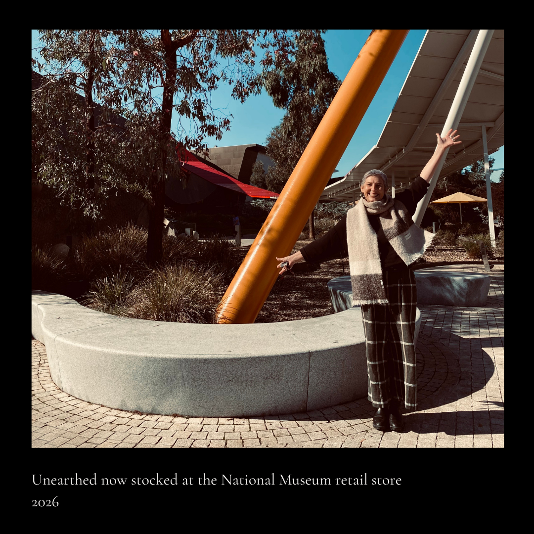 Unearthed now stocked at the National Museum store, Canberra