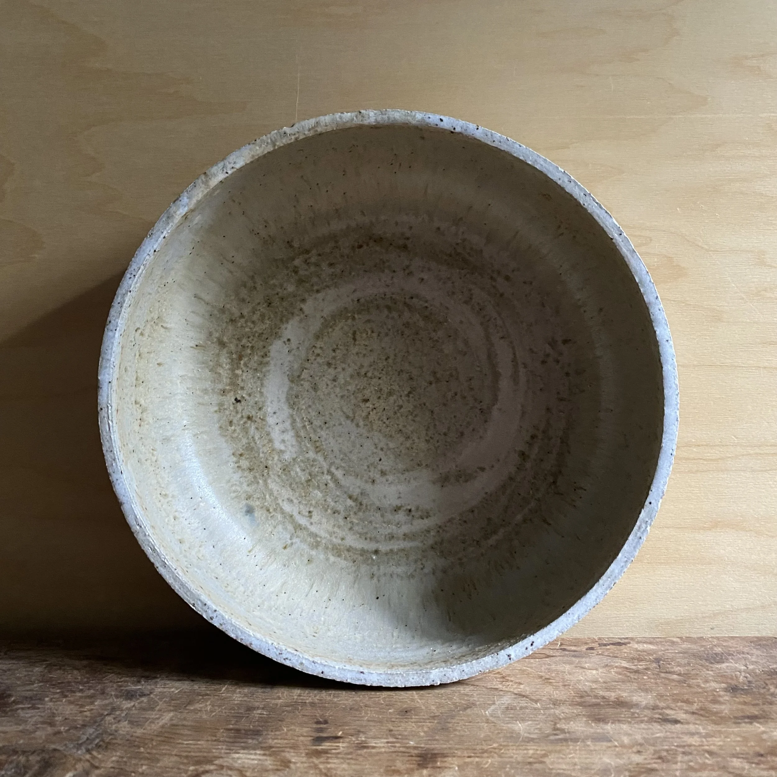 Handmade ceramic Terrafirma large Bowl interior