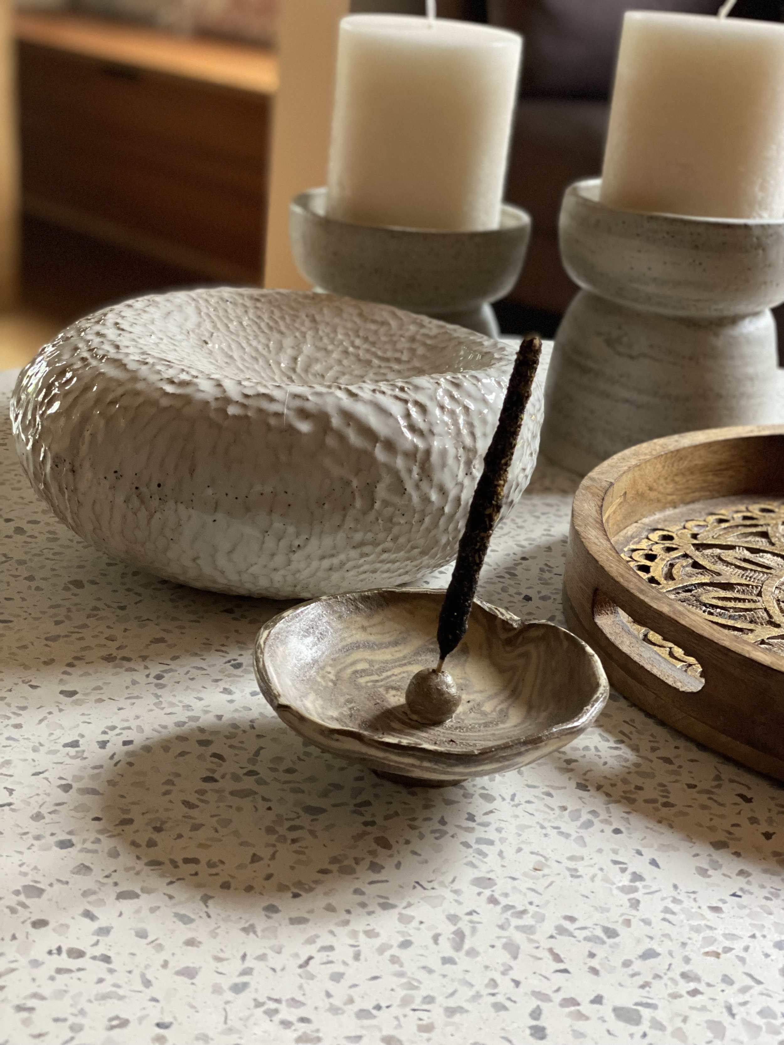 Unearthed handmade organic ceramic vessel