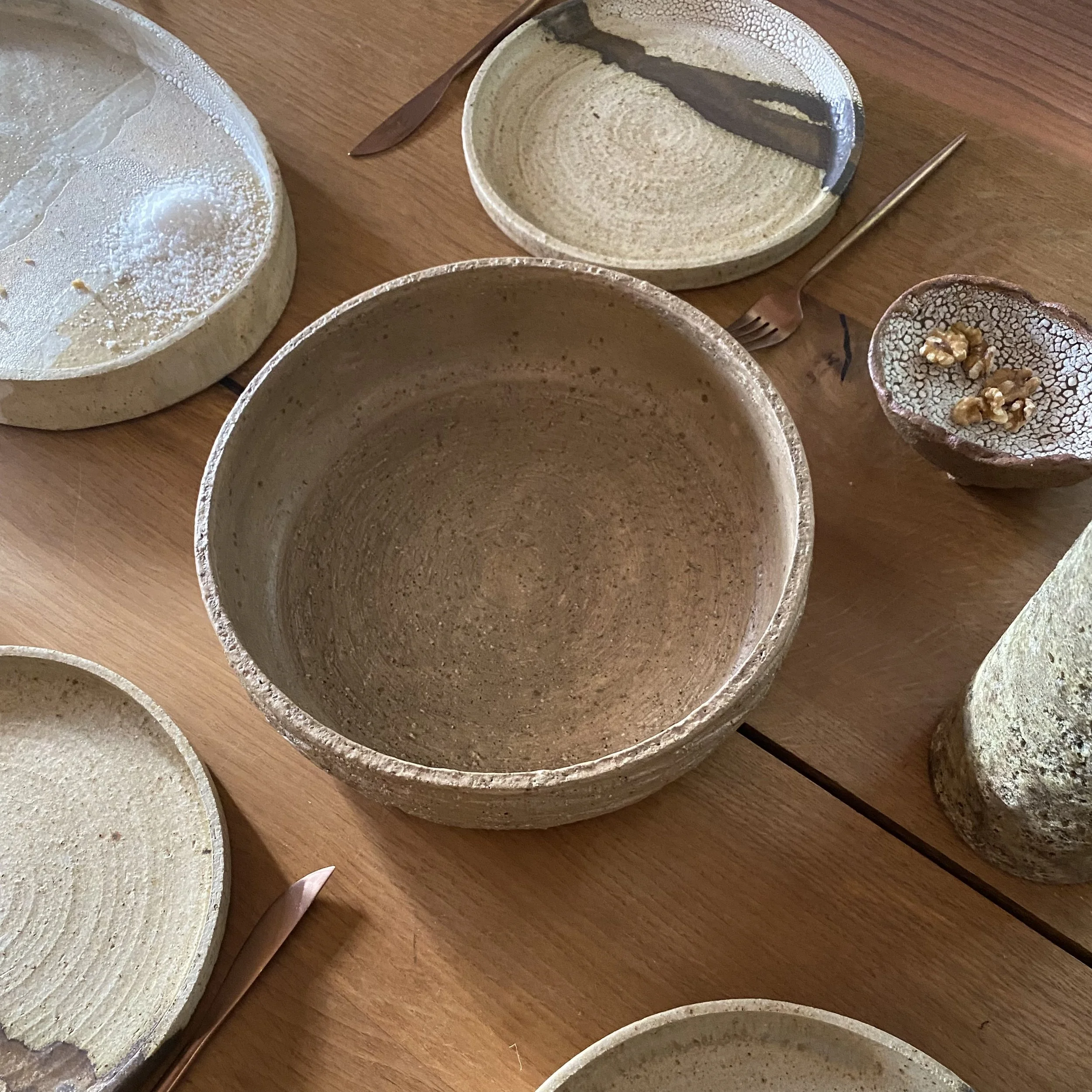 Unearthed rockface handmade ceramicbowl