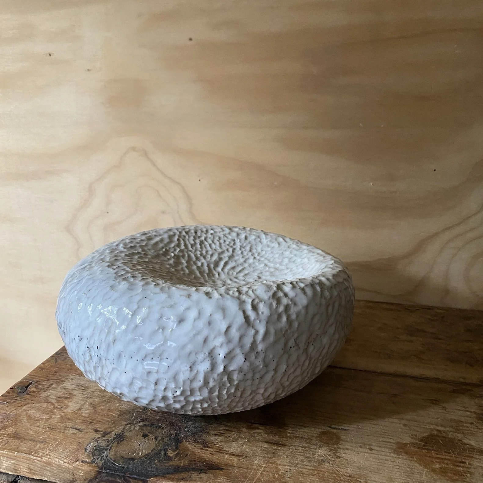 Unearthed handmade organic ceramic vessel