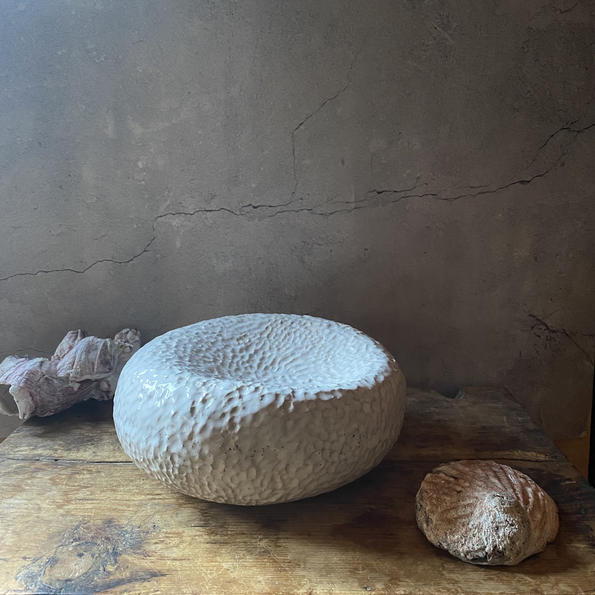 Unearthed handmade organic ceramic vessel
