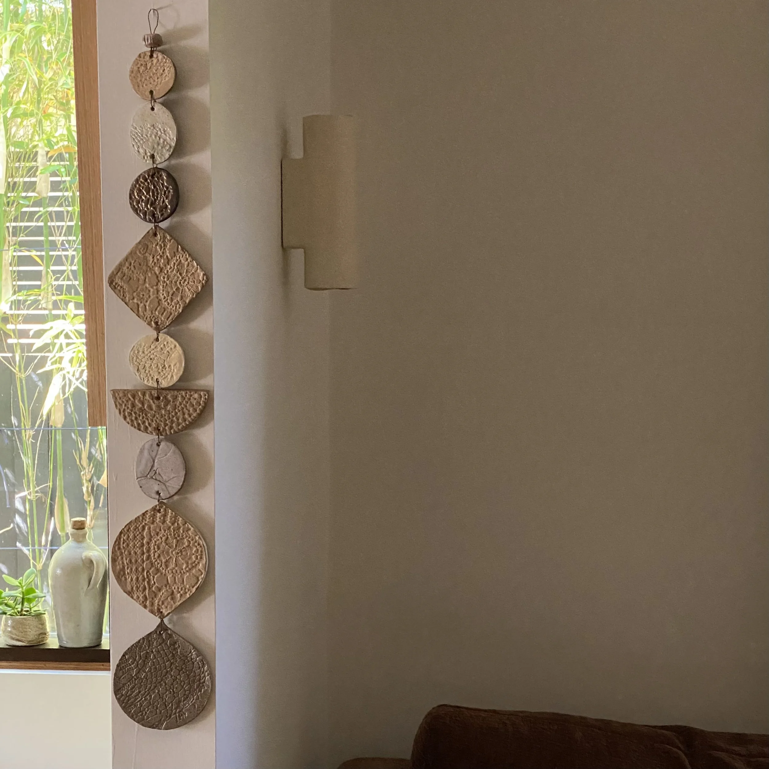 Unearthed Large Botanical Wall Hanging - Earthy palette