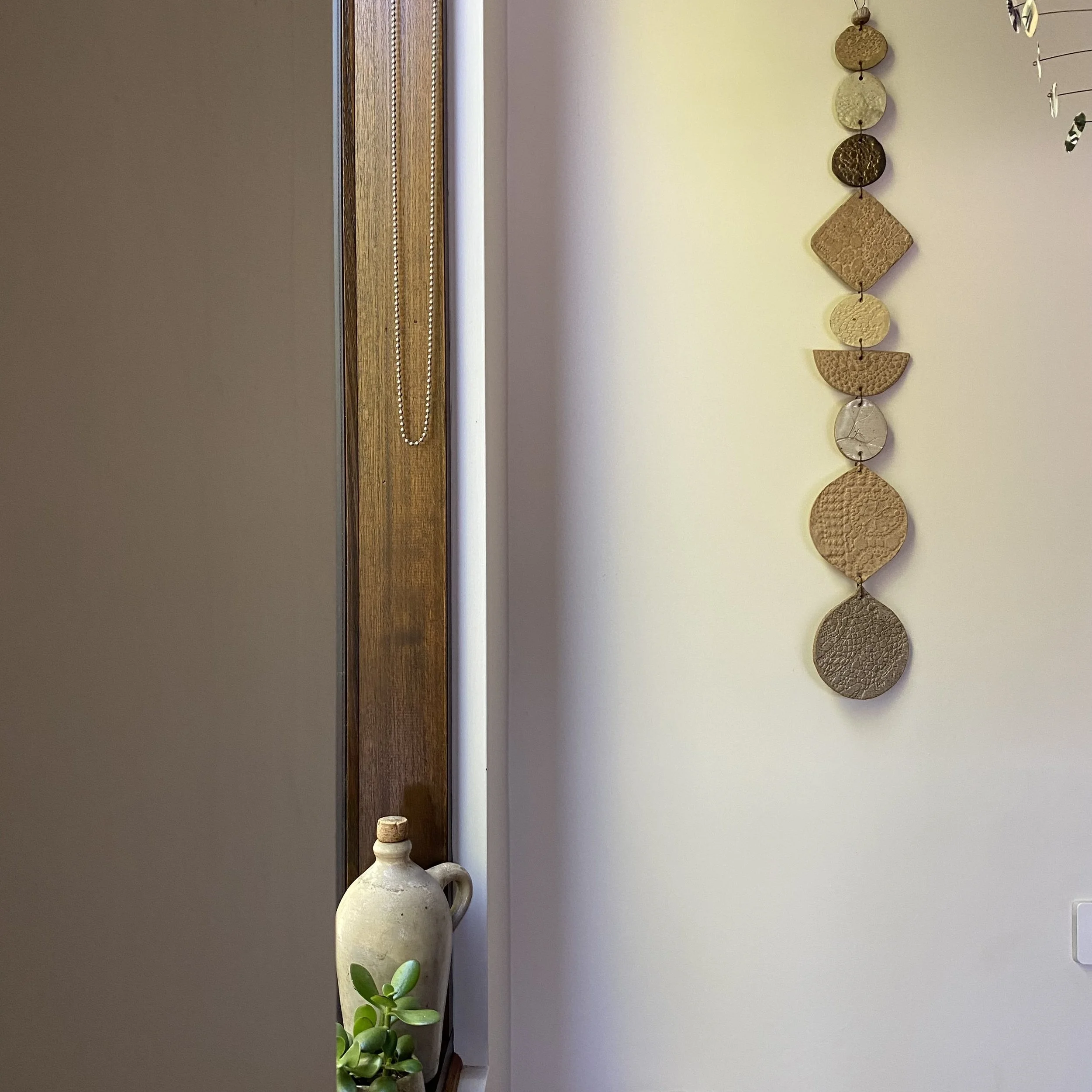 Unearthed Large Botanical Wall Hanging - Earthy palette