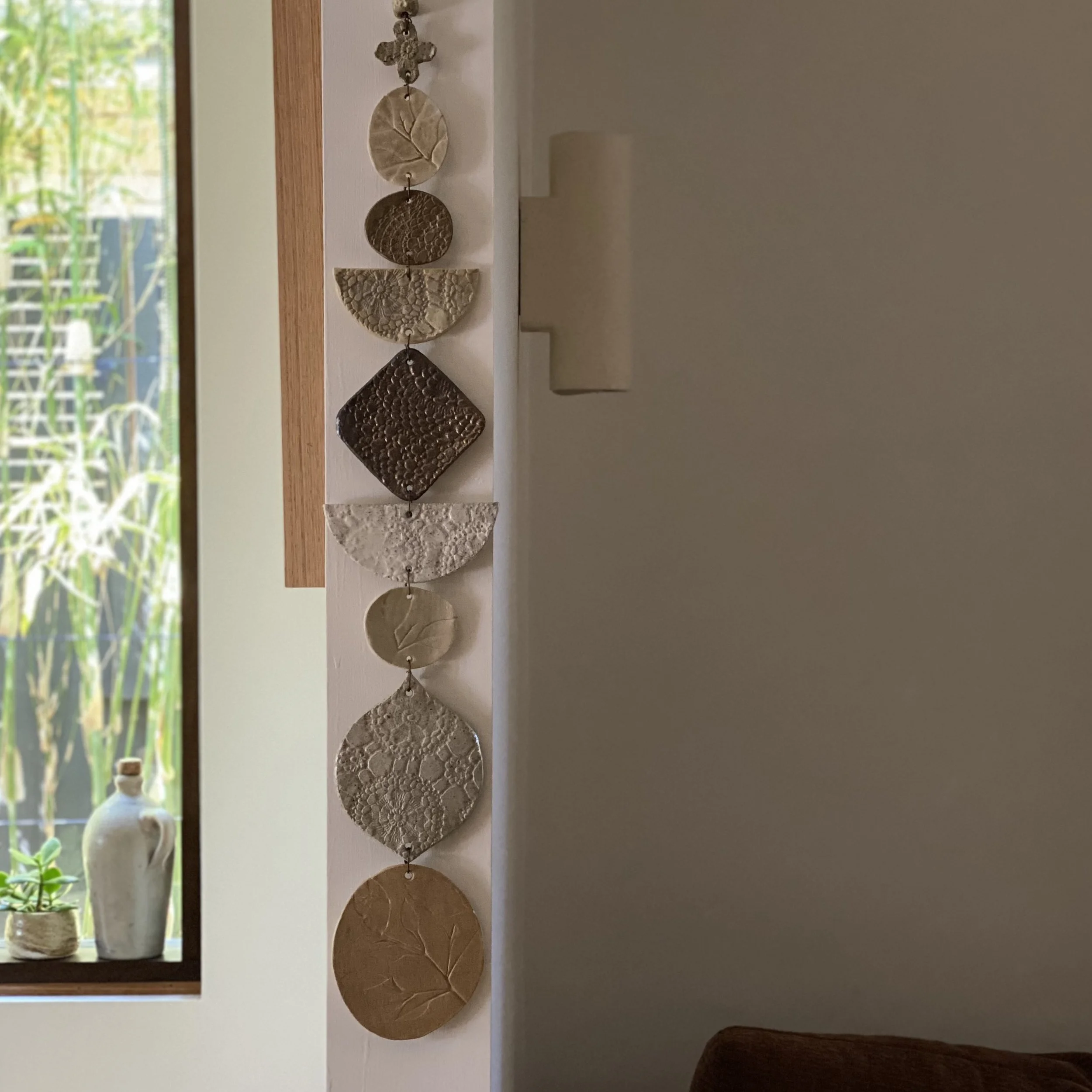 Unearthed Large Botanical Wall Hanging - Earthy palette