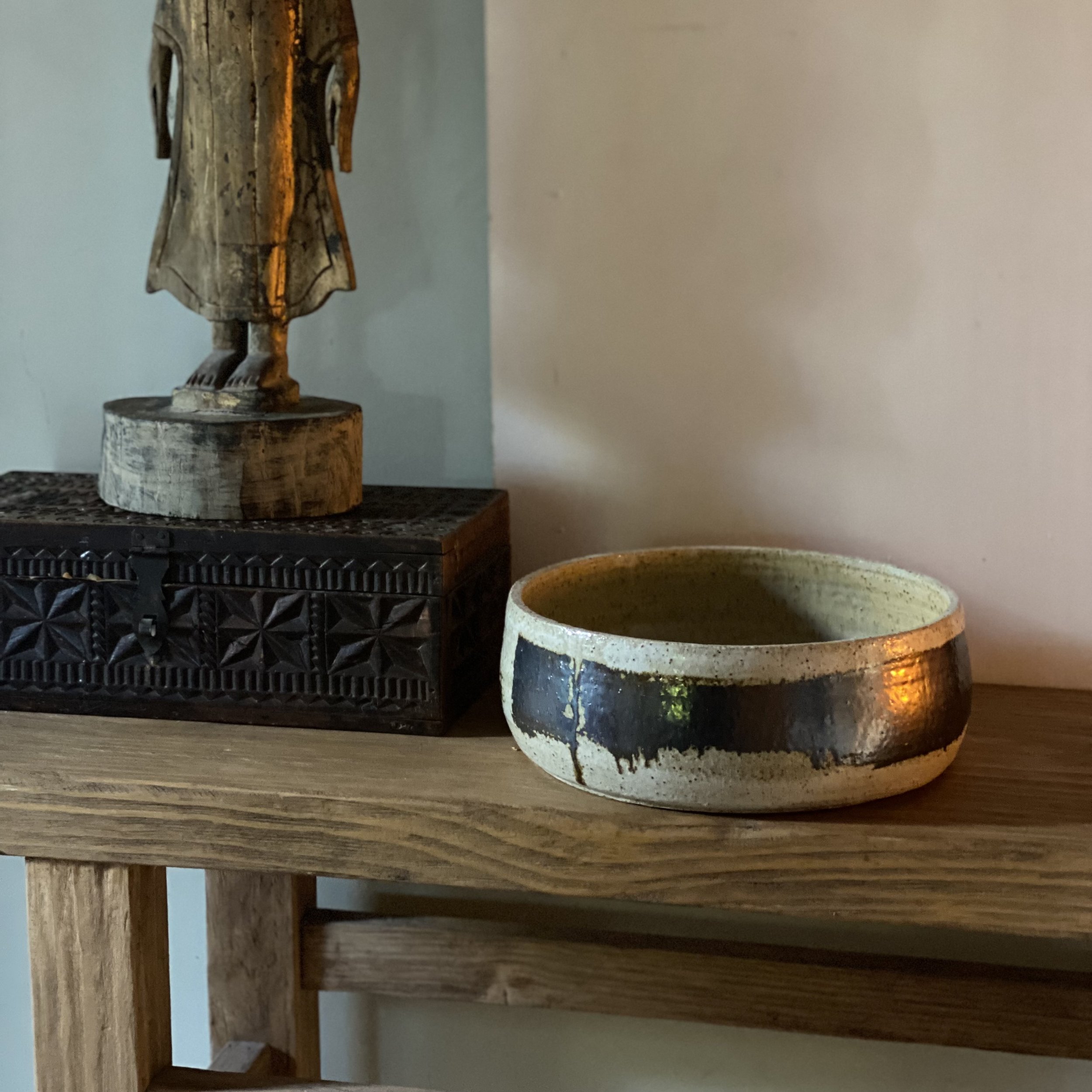 Handmade ceramic Unearthed Meteor Bowl