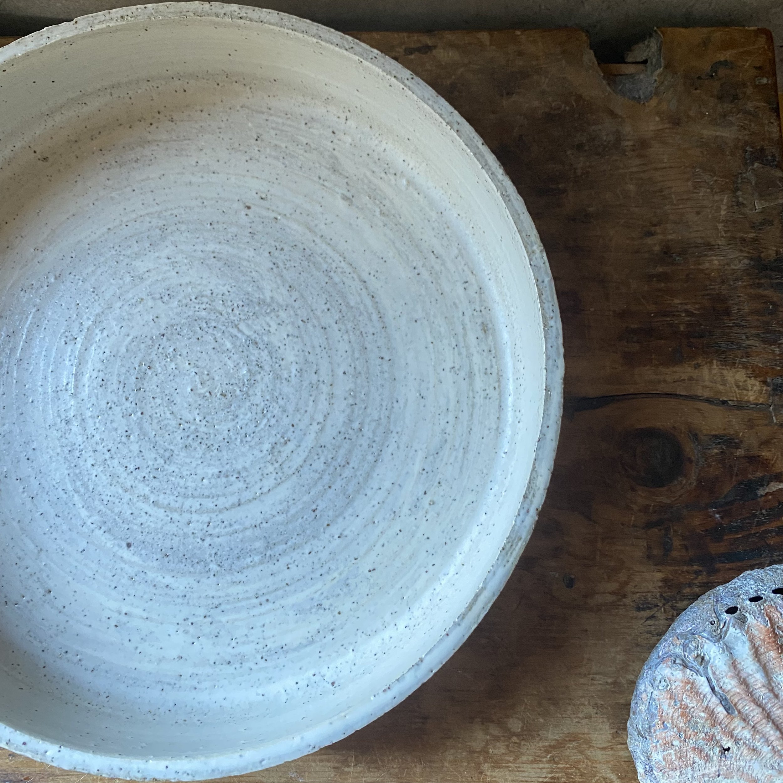Unearthed Dune handmade pottery display bowl