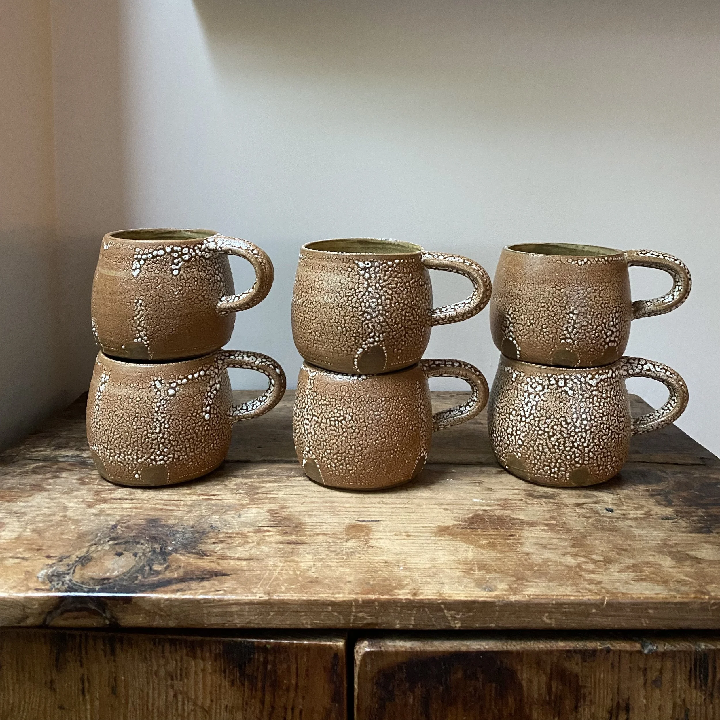 Handmade Cracked Earth Australian terracotta mug