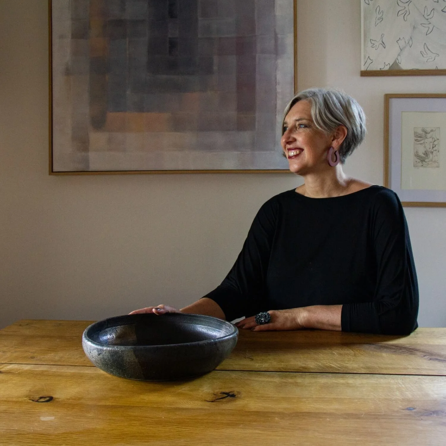 Katrina profile with bowl
