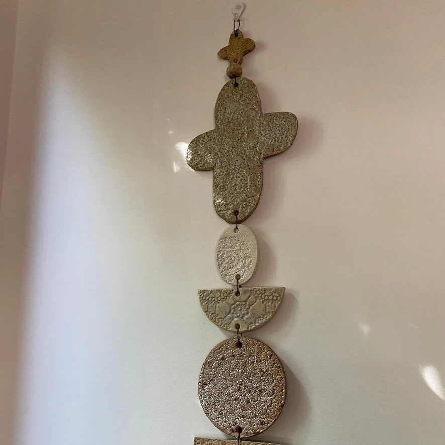 Unearthed XL Flora Wall Hanging - Earthy tones