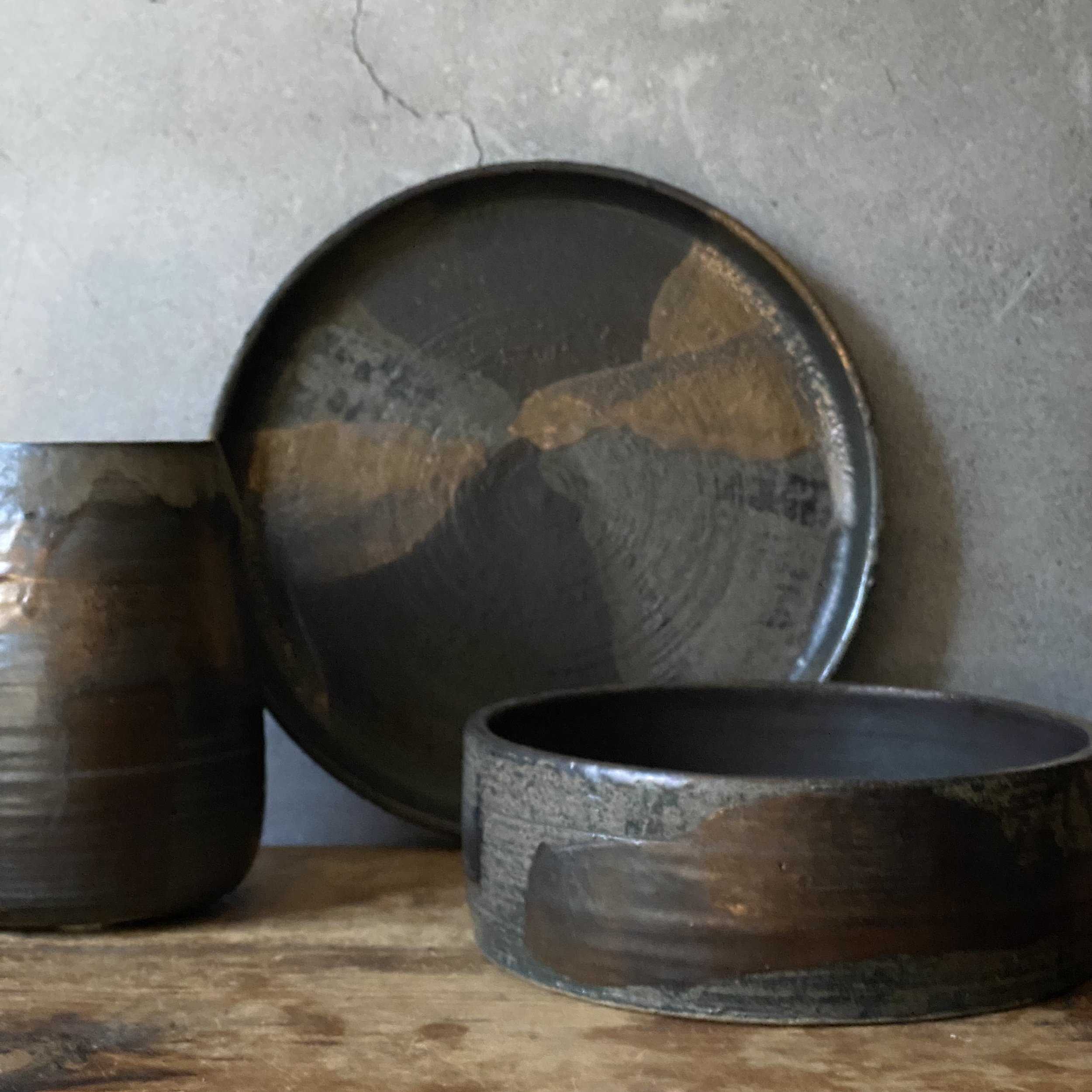 Unearthed Dusk ceramic Platter