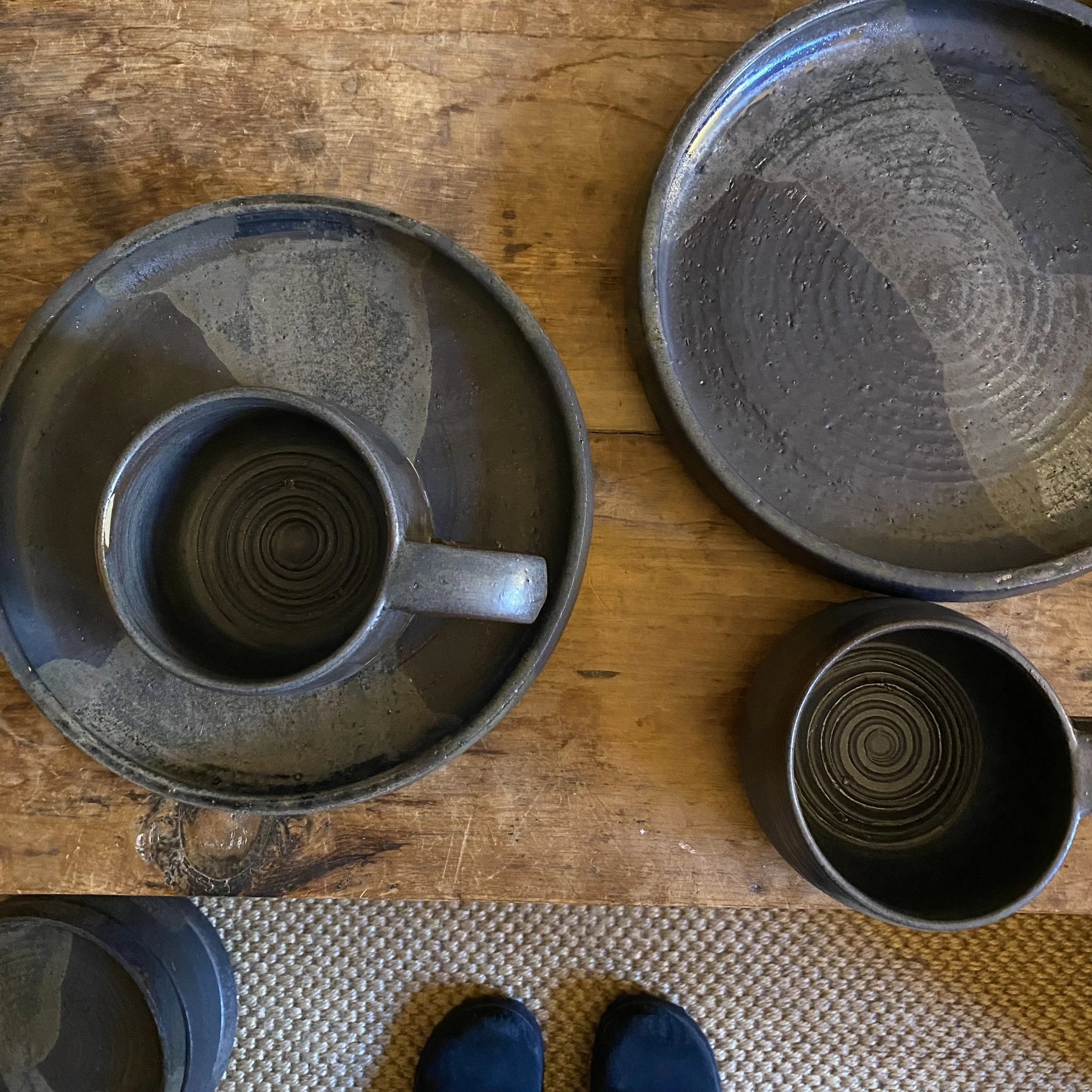 Graphite Breakfast Set