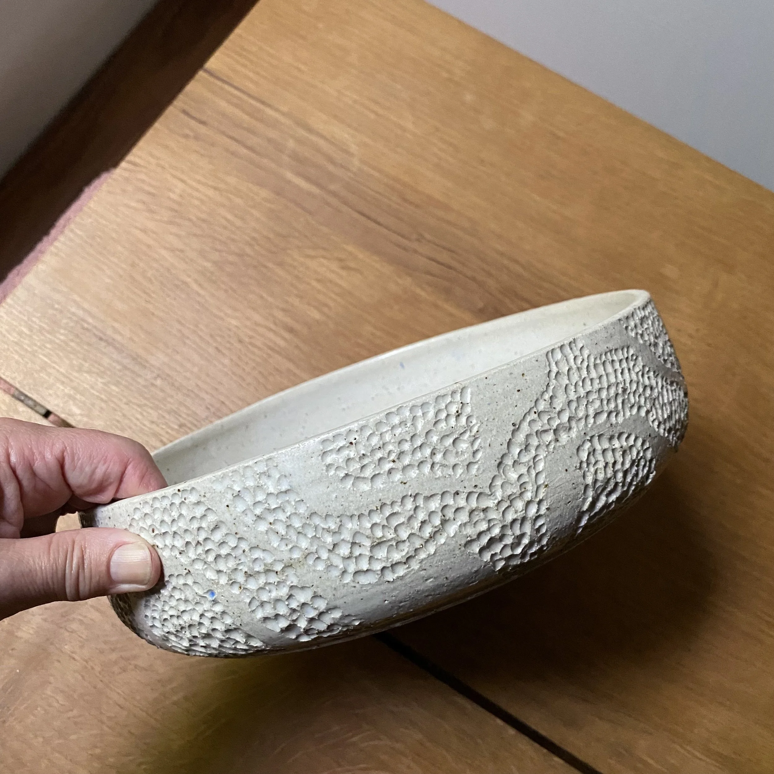 Unearthed handmade ceramic Topography bowl