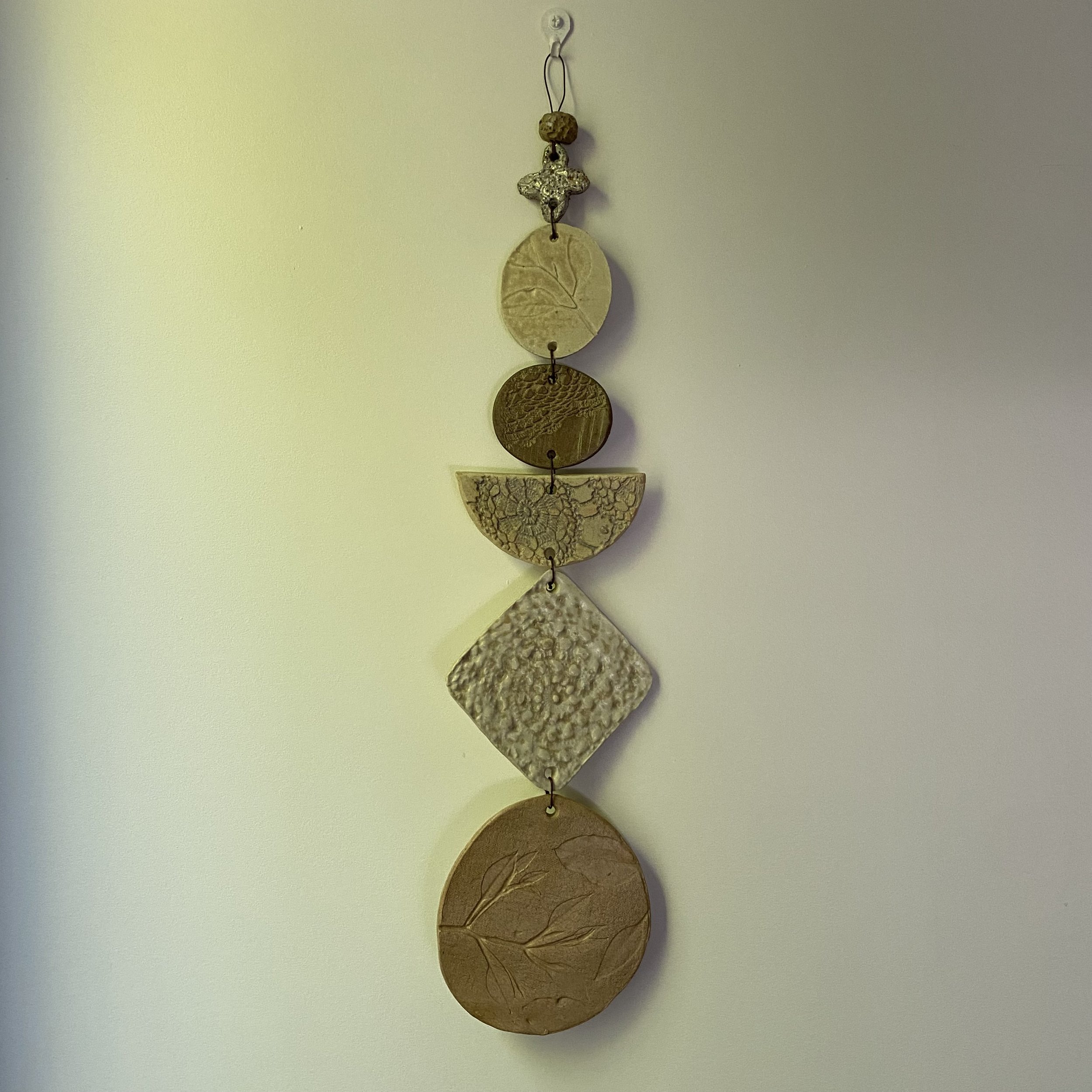 Unearthed Medium Botanical Wall Hanging - Natural palette