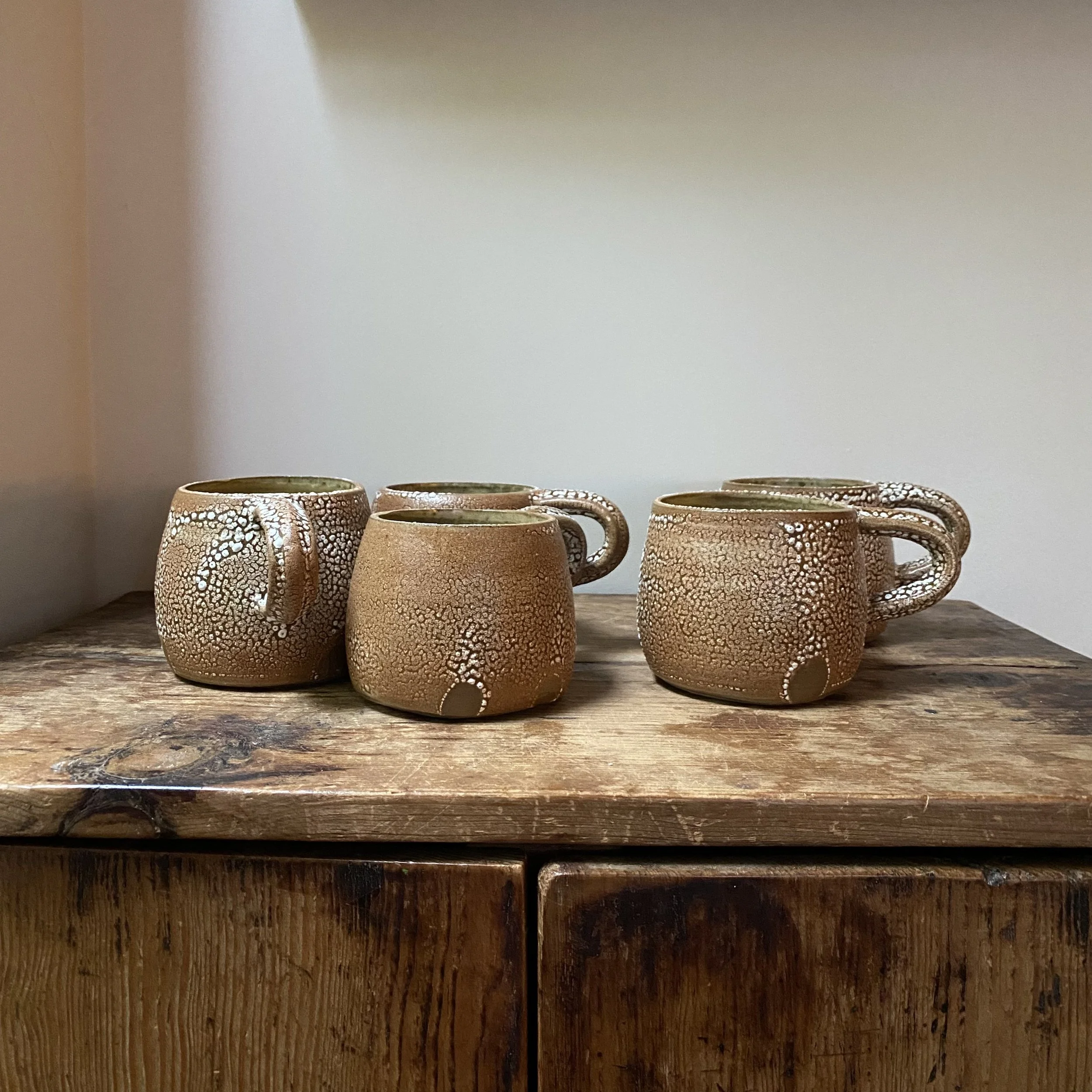 Handmade Cracked Earth Australian terracotta mug