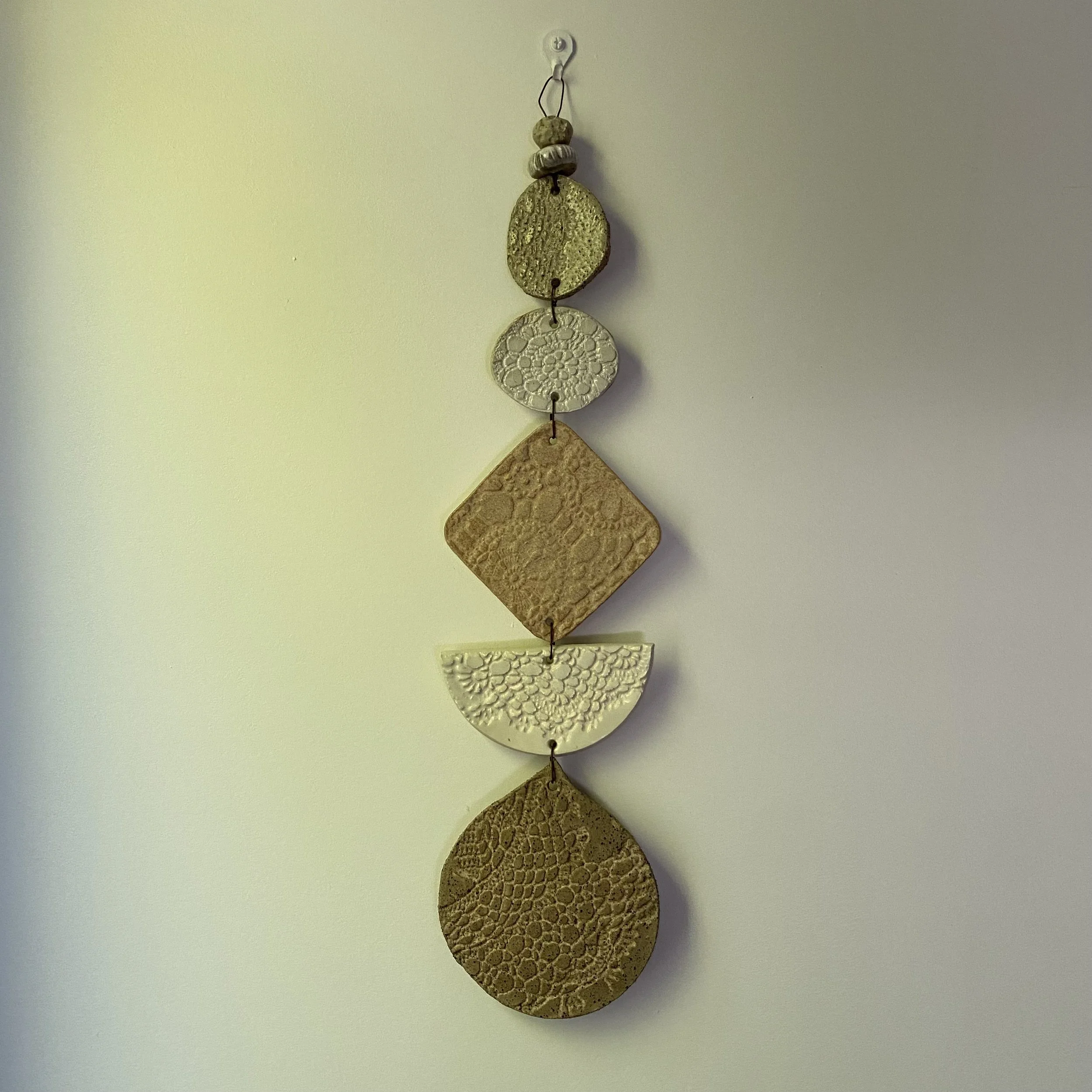 Unearthed Medium Botanical Wall Hanging - Natural palette