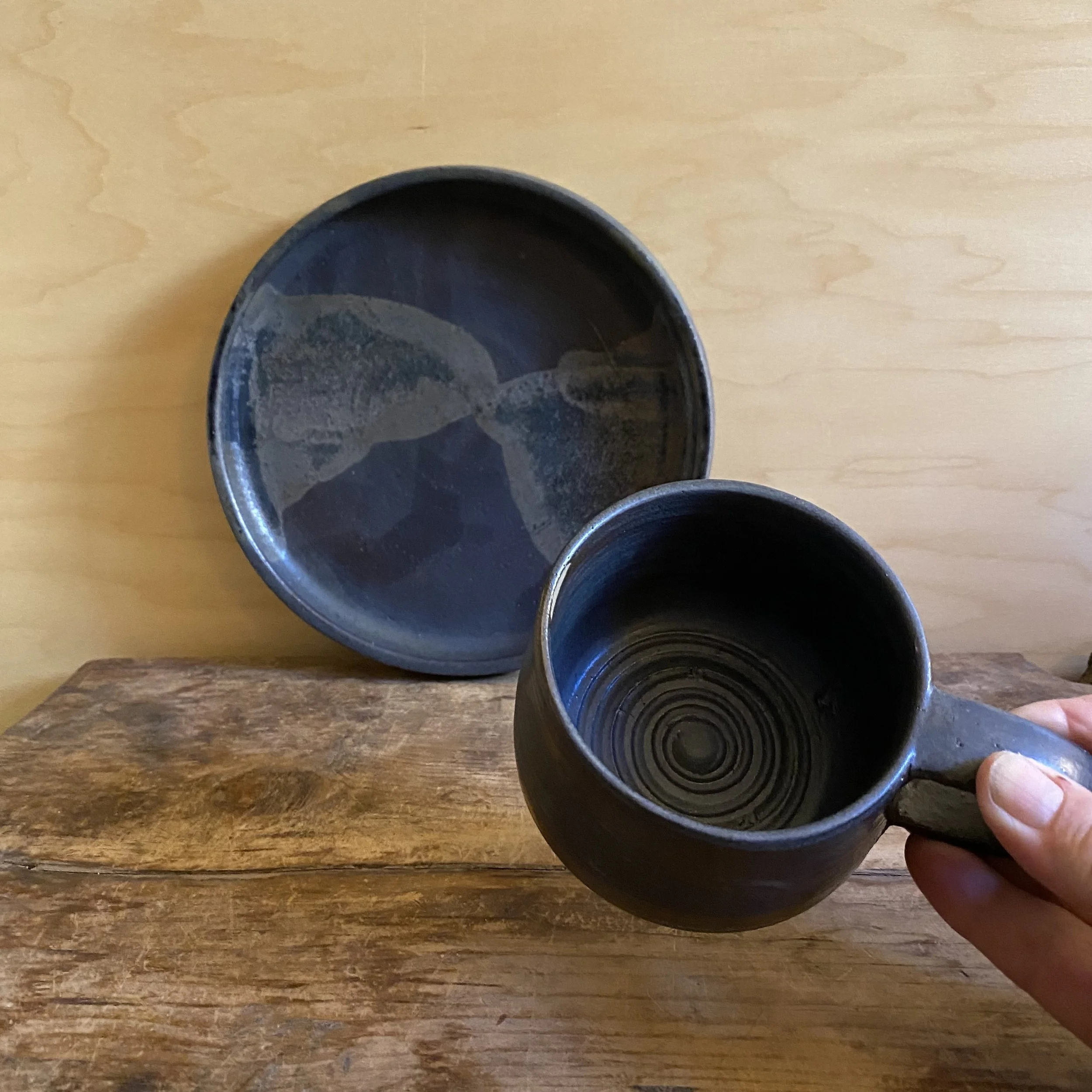 Graphite Breakfast Set