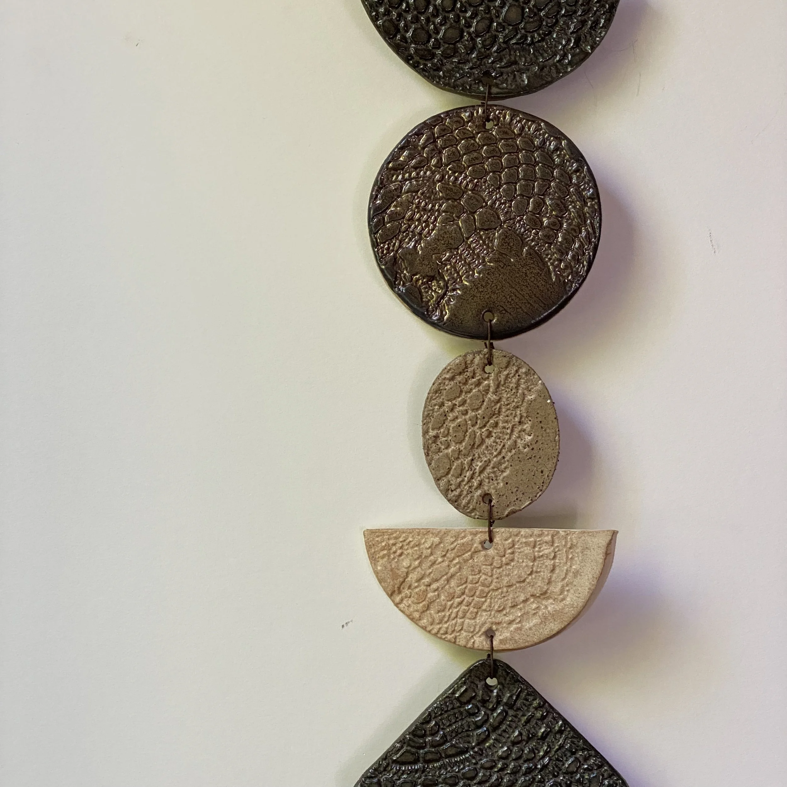 Unearthed XL Flora Wall Hanging - Earthy Bronze tones