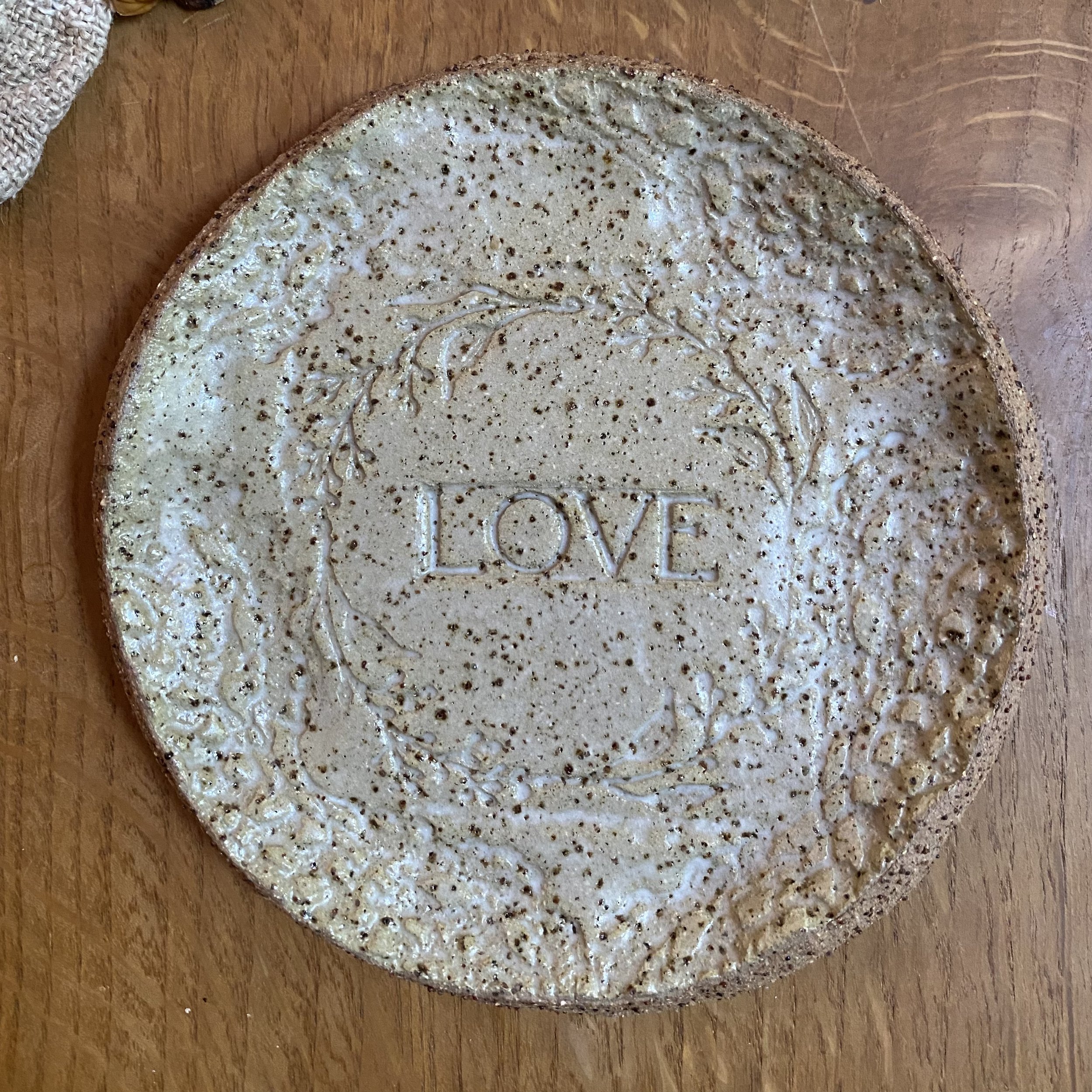 Unearthed Love Cake plate