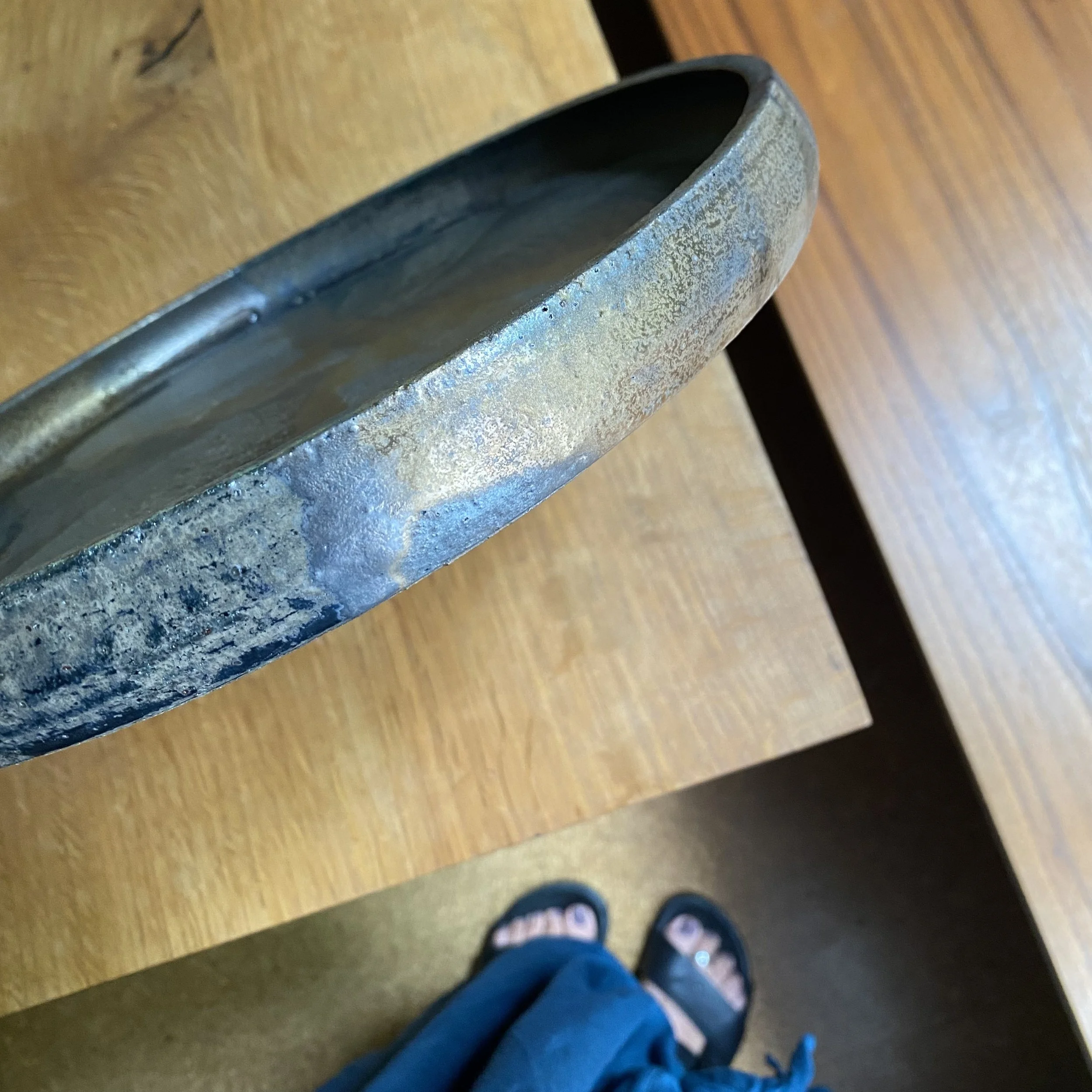 Unearthed handmade ceramics Dusk platter