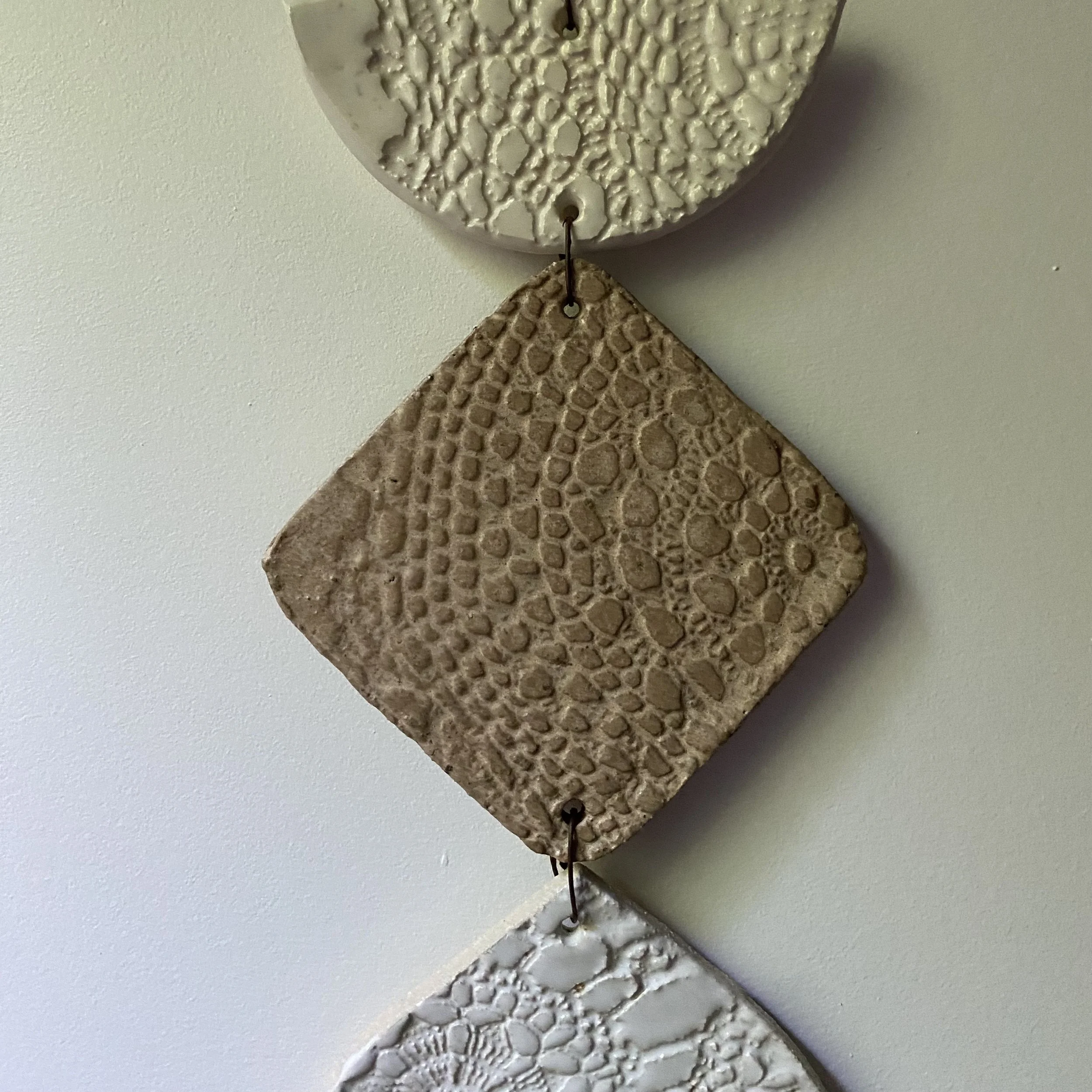 Unearthed Medium Flora Wall Hanging - Natural tones