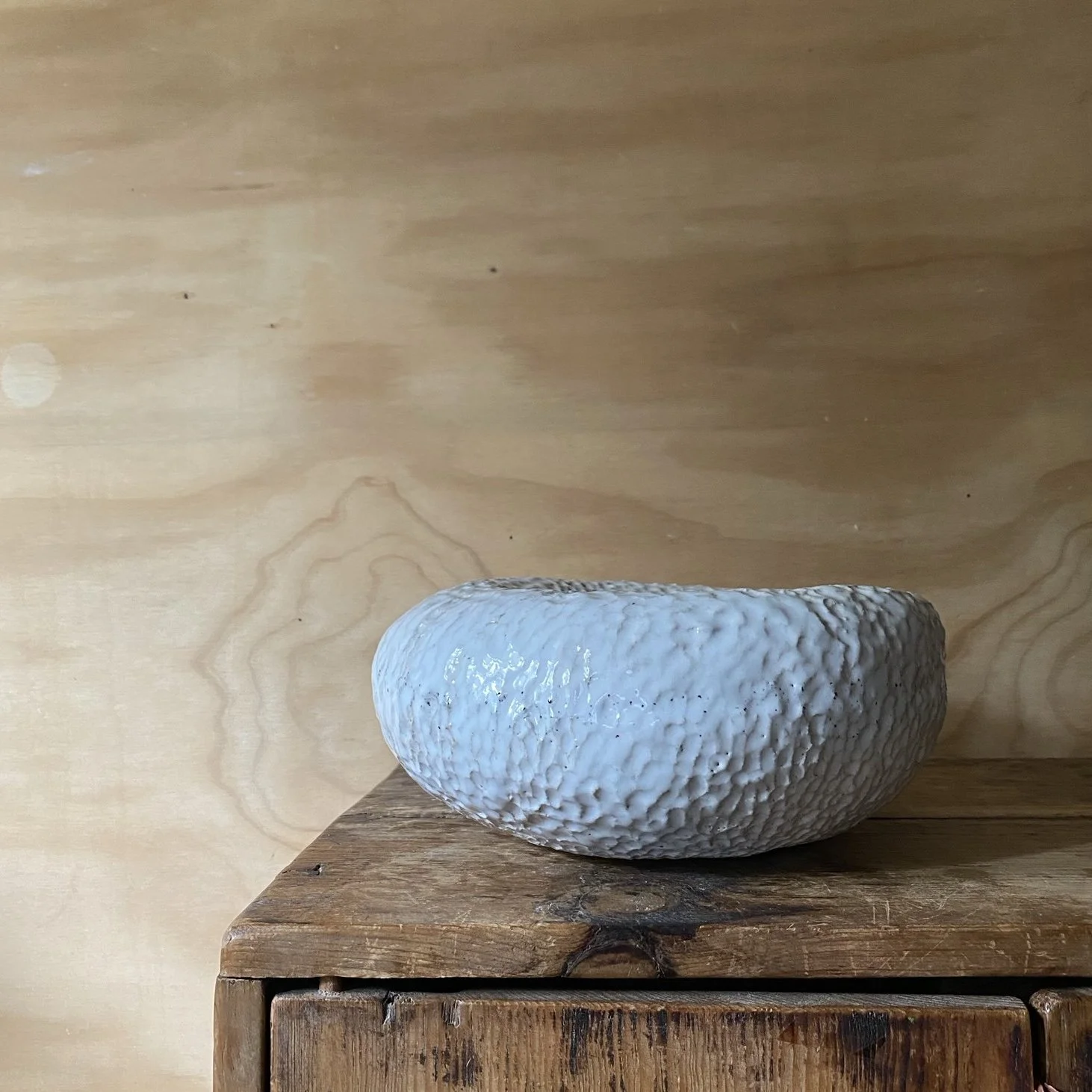 Unearthed handmade organic ceramic vessel