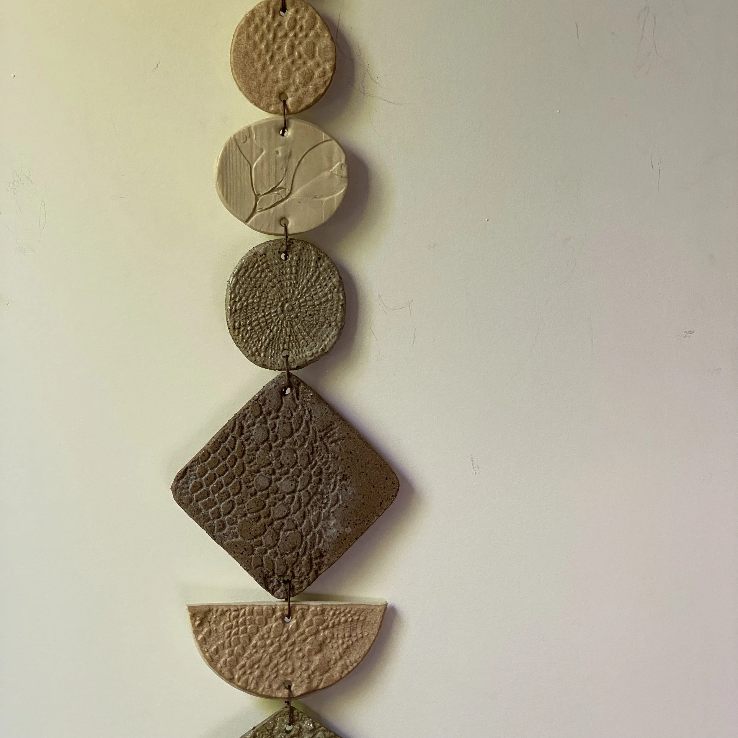 Unearthed Large Flora Wall Hanging - Autumn tones One
