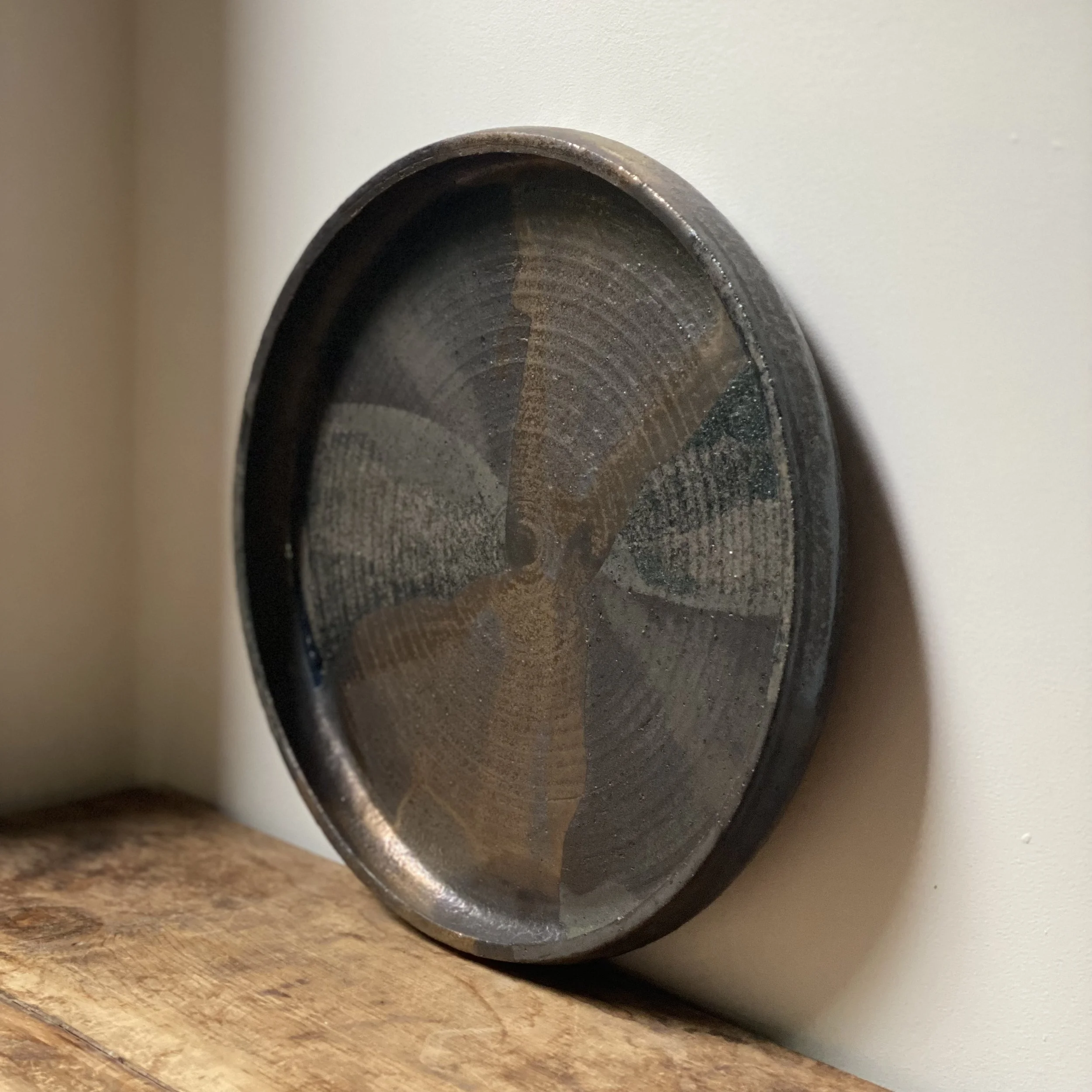 Unearthed handmade ceramics Dusk platter