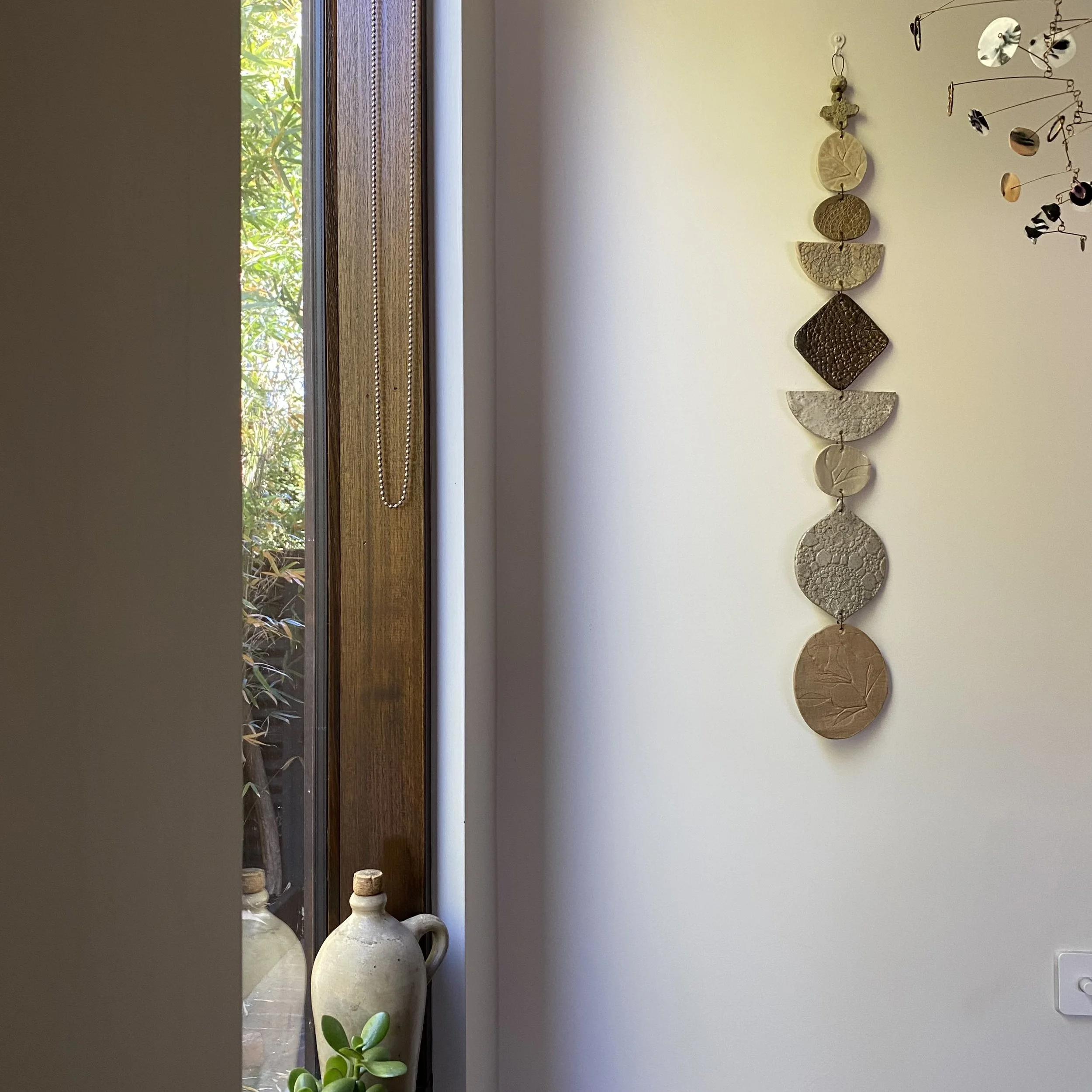 Unearthed Large Botanical Wall Hanging - Earthy palette