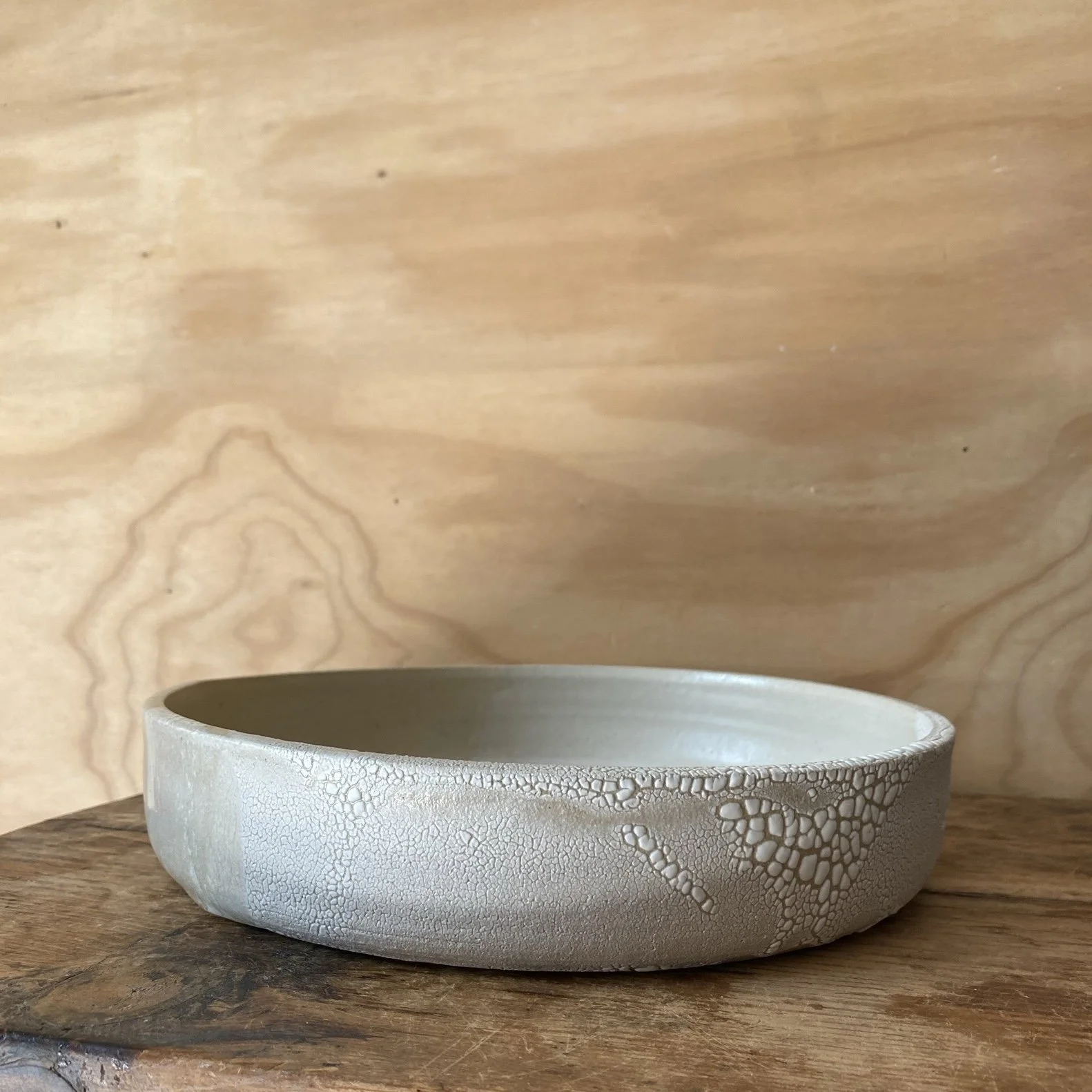 Unearthed Shallow Terrafirma Bowl handmade ceramics in Melbourne