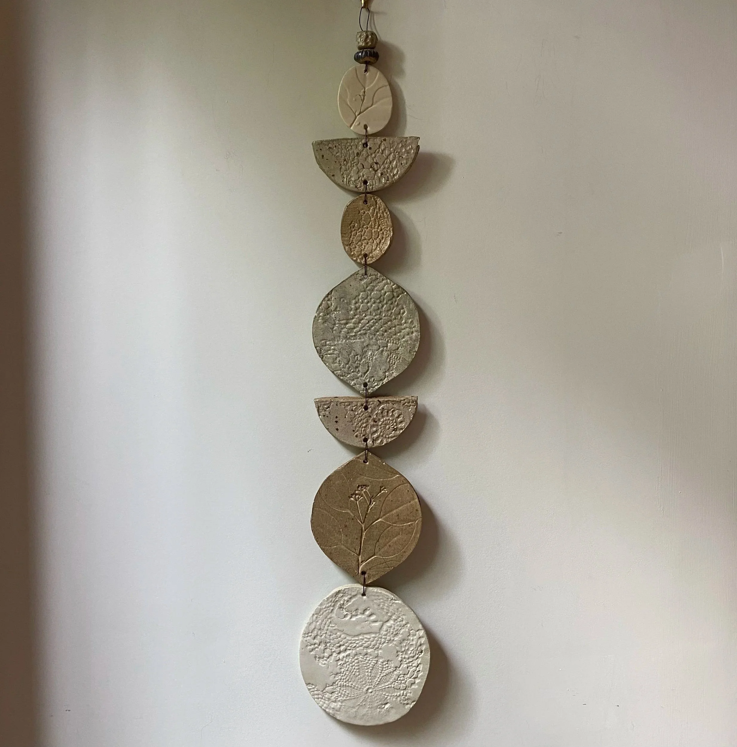 Handmade ceramic Flora Wall art