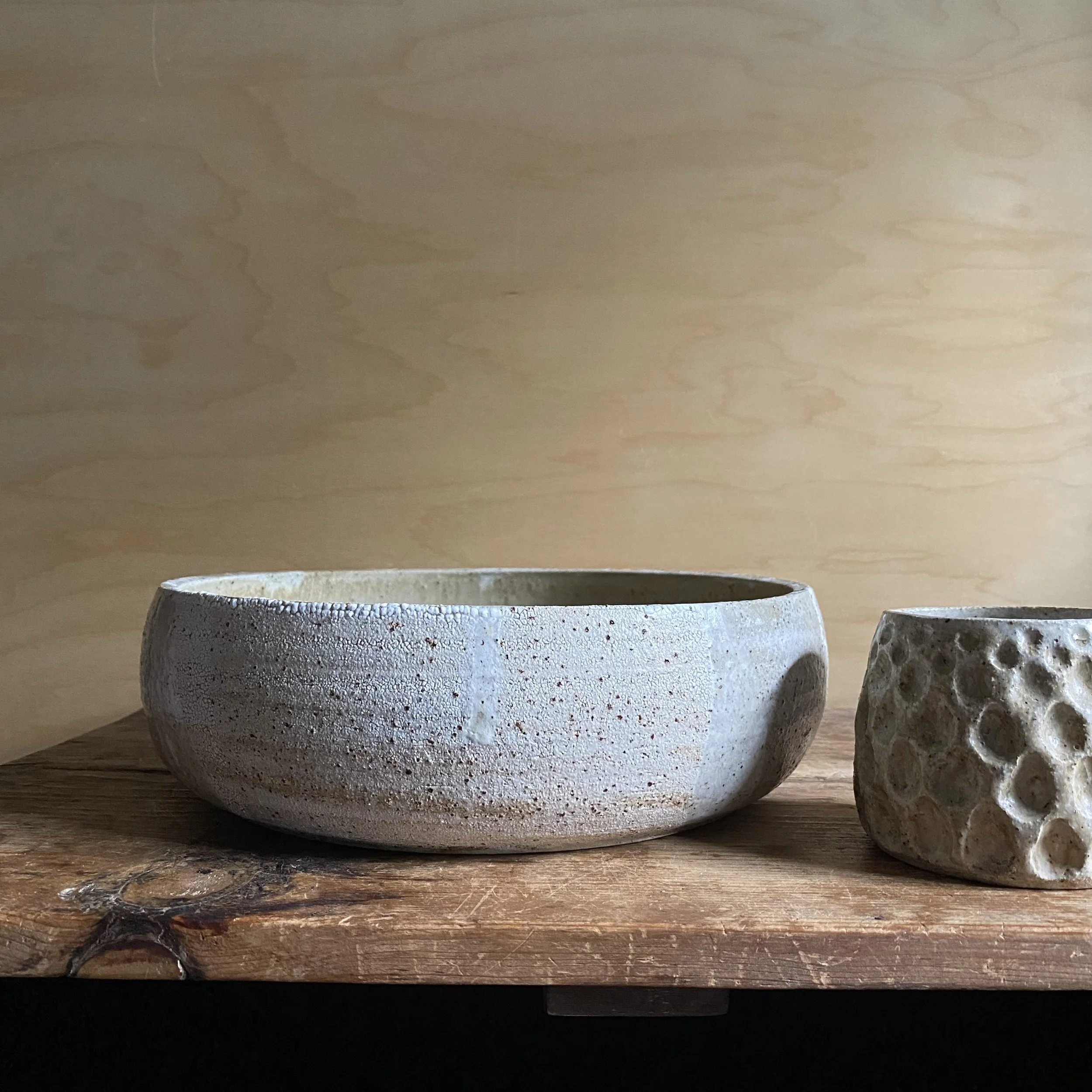 Handmade ceramic Unearthed Crater tumbler