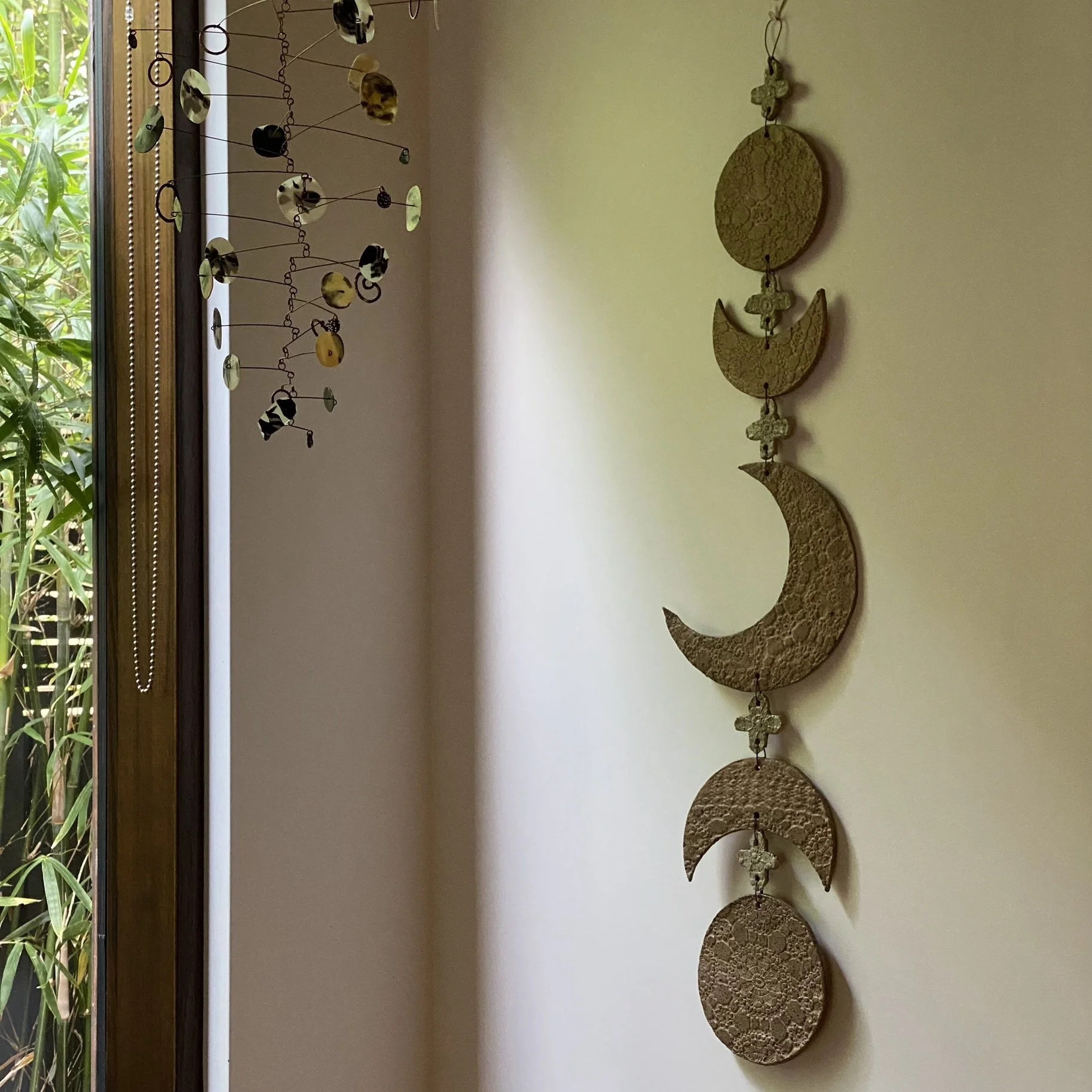Unearthed Moon Phase Ceramic Wallhanging