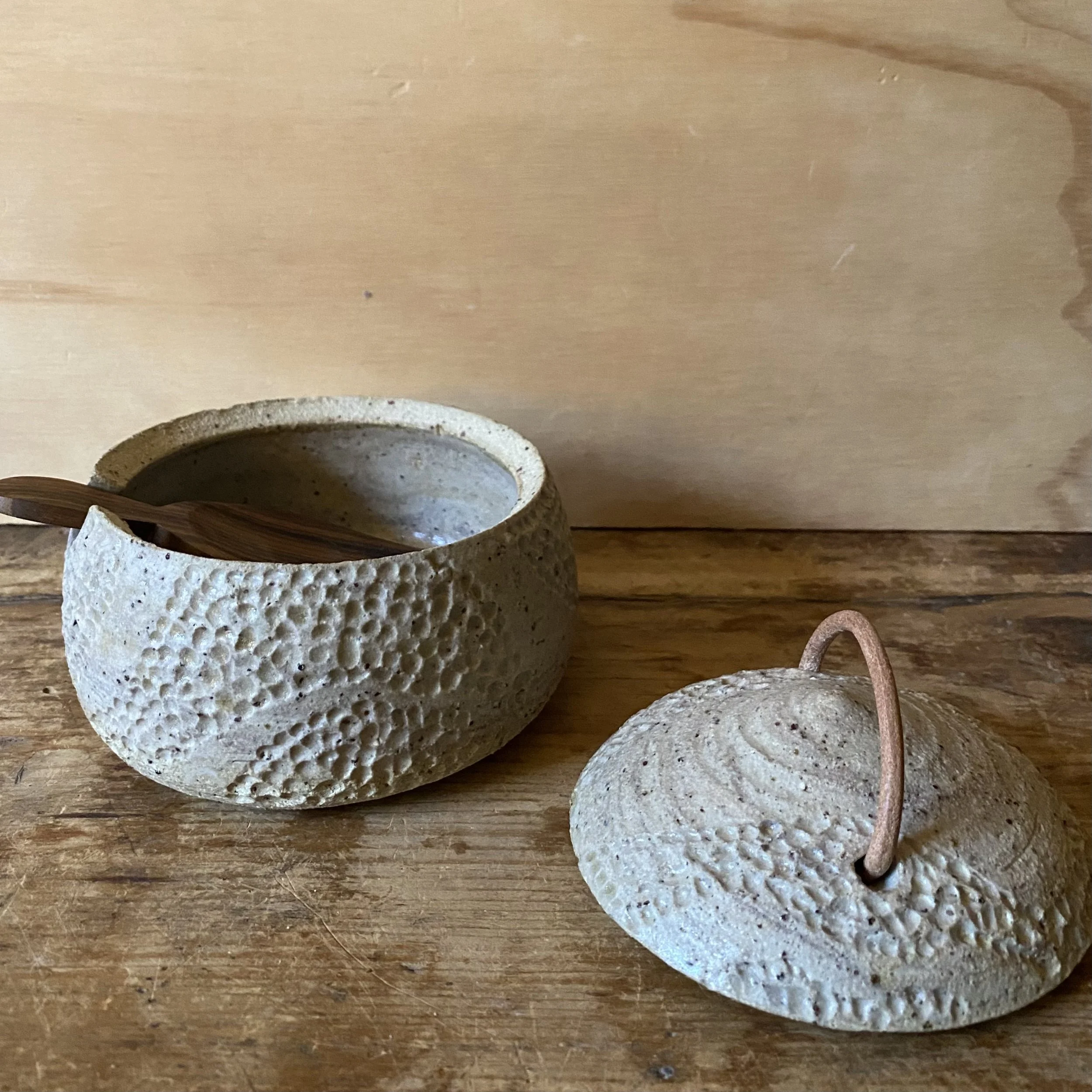 Unearthed Topography Salt vessels handmade pottery