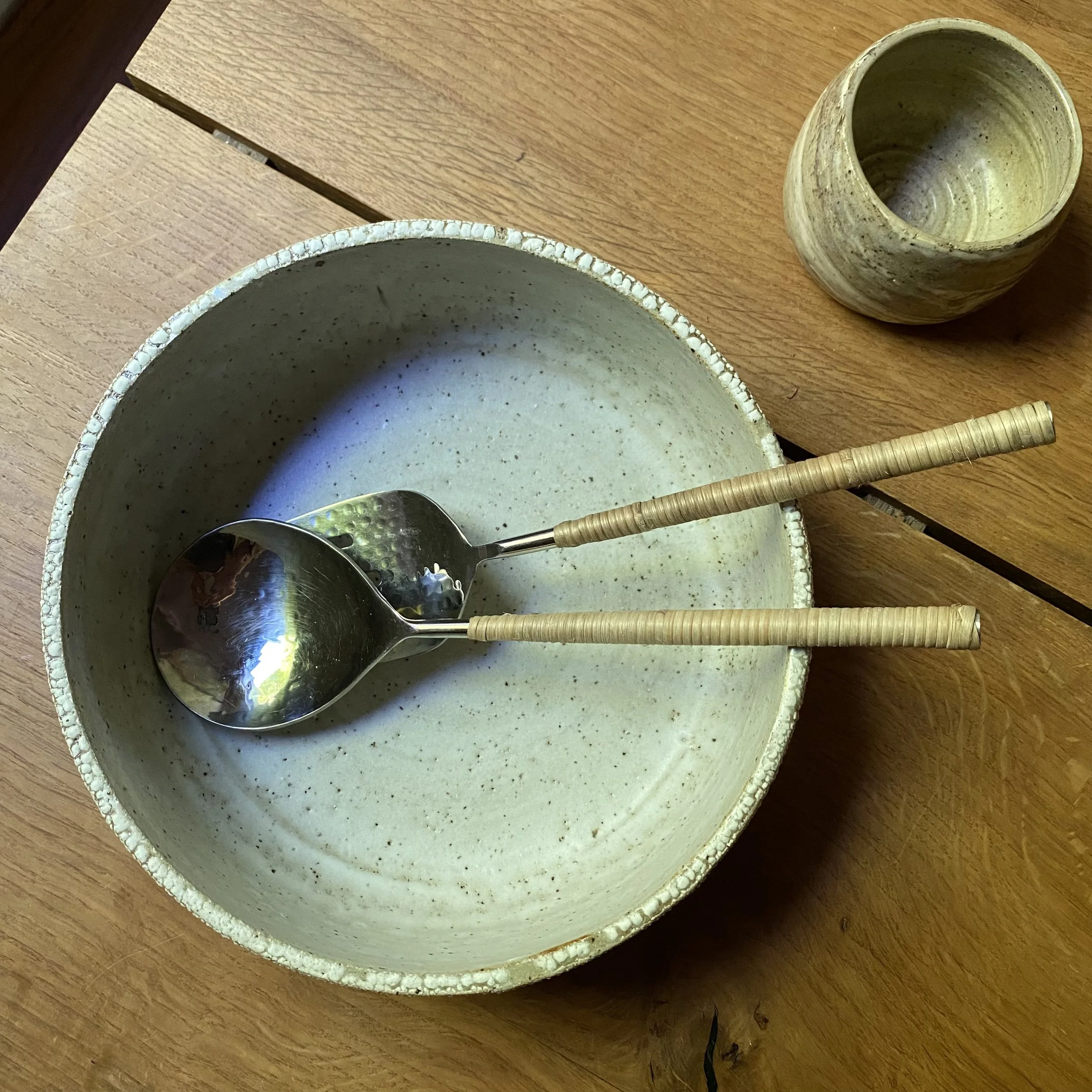 Handmade Unearthed Cracked Earth ceramic Bowl