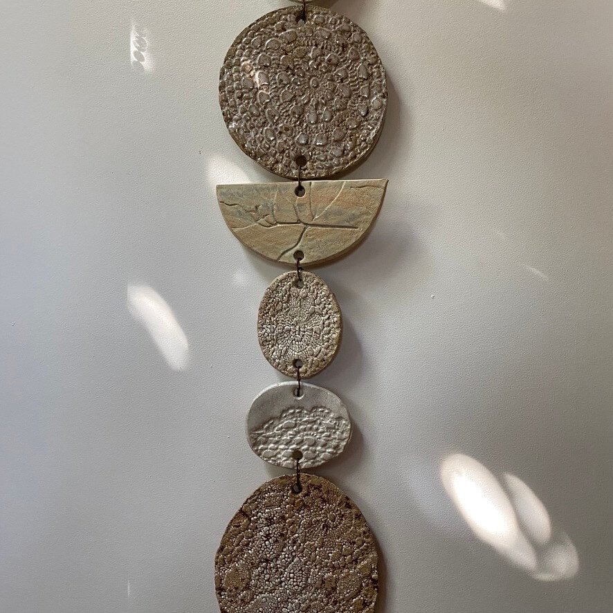 Unearthed XL Flora Wall Hanging - Earthy tones