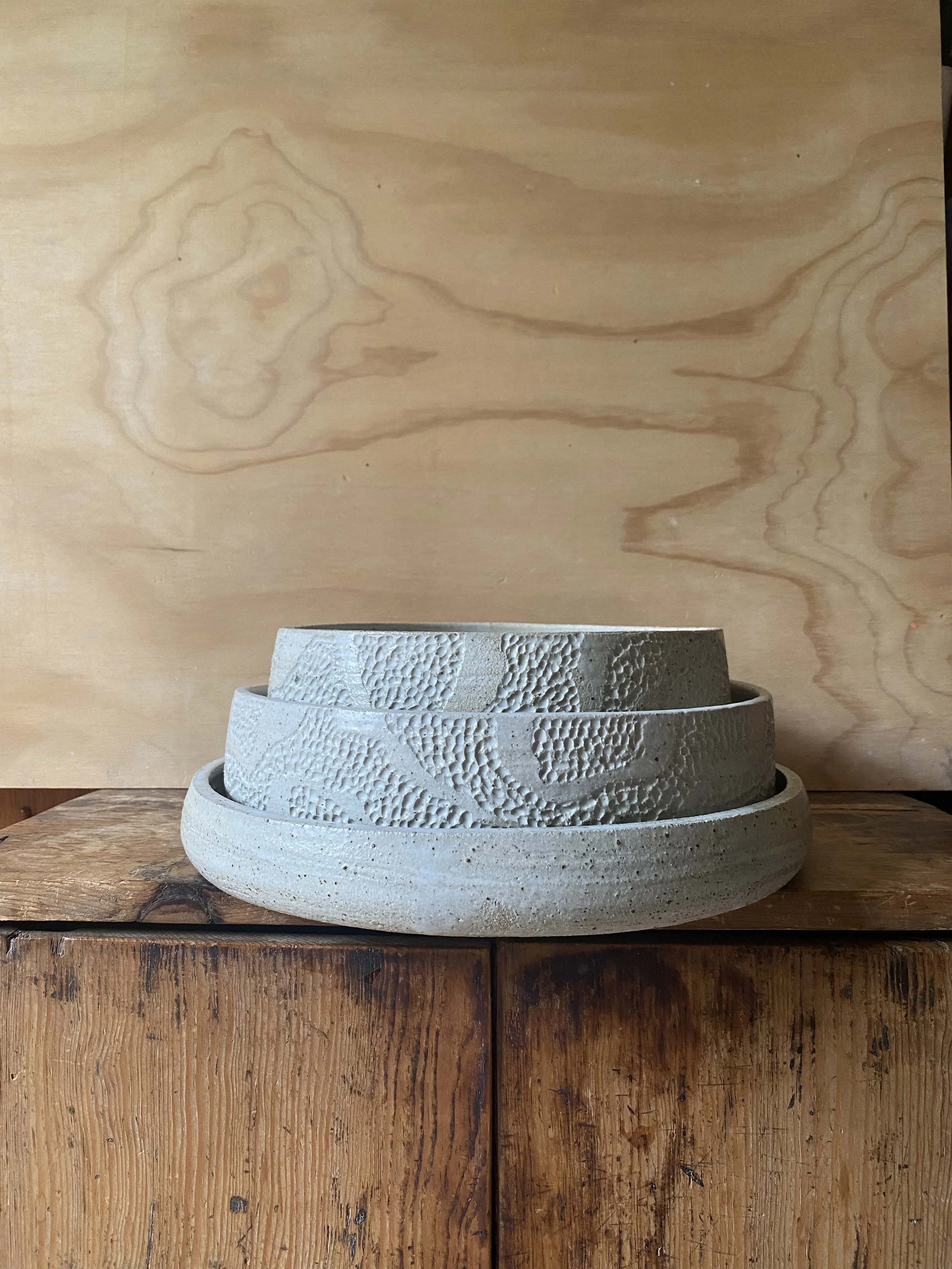 Unearthed Topography ceramic Wedding Set