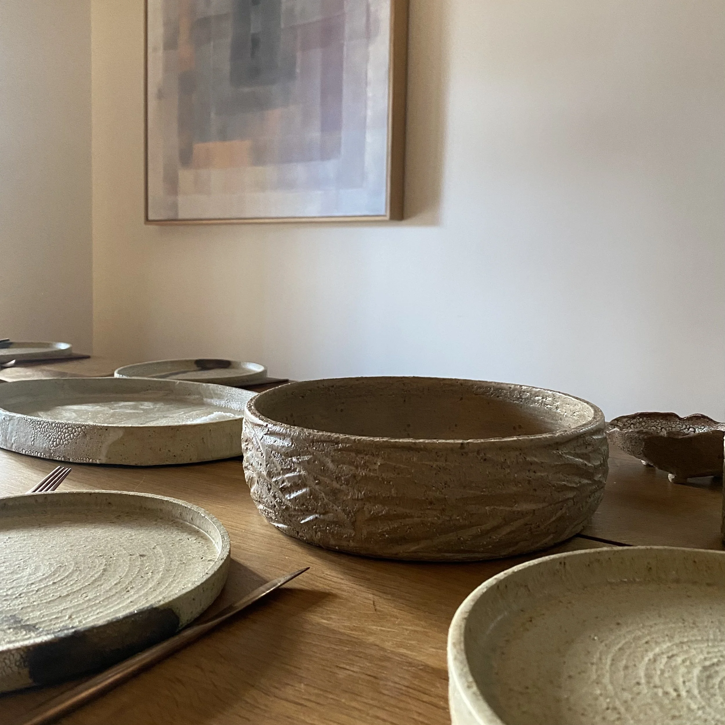 Unearthed rockface handmade ceramicbowl