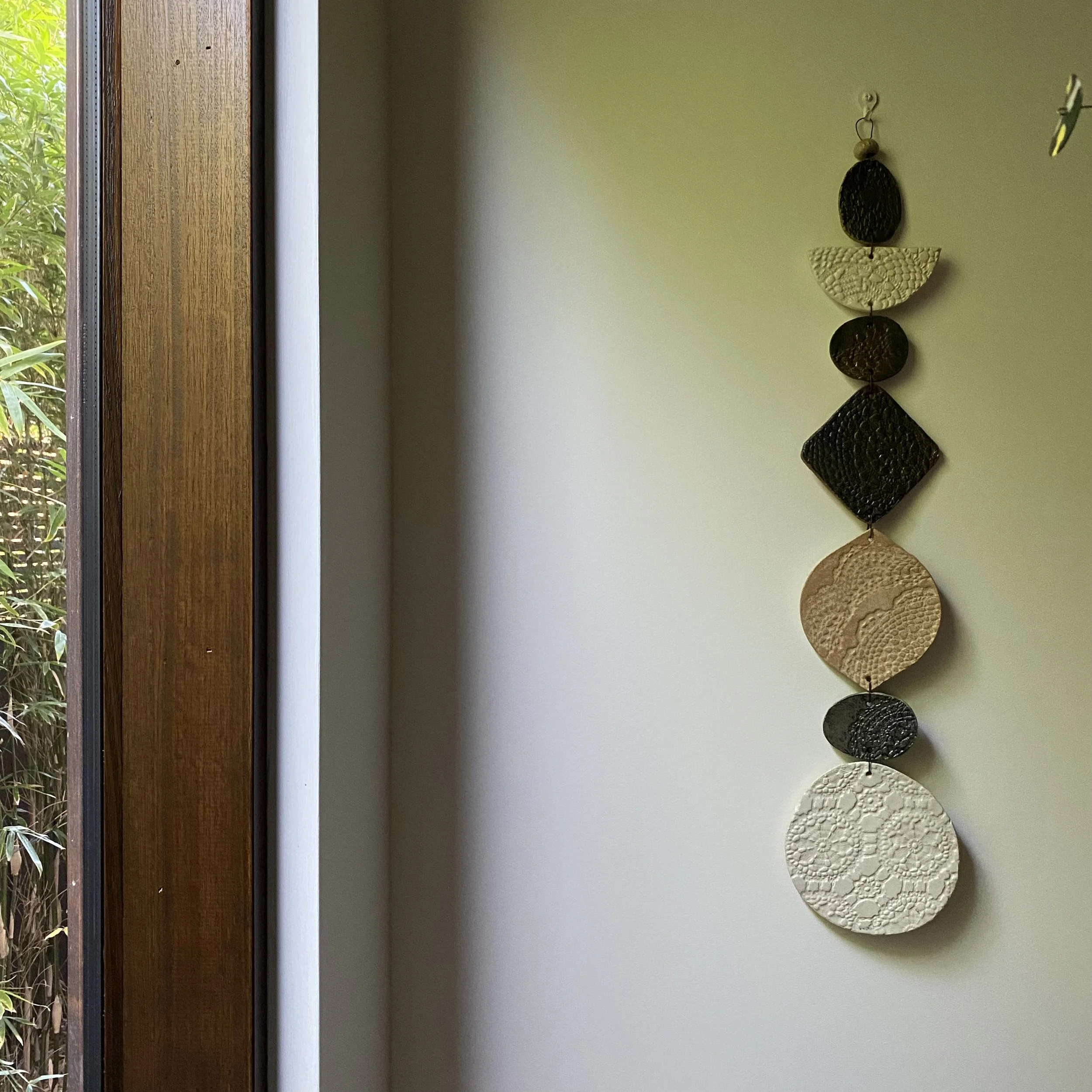 Unearthed Large Flora Wall Hanging - Earthy, Bronze and Ash Glaze