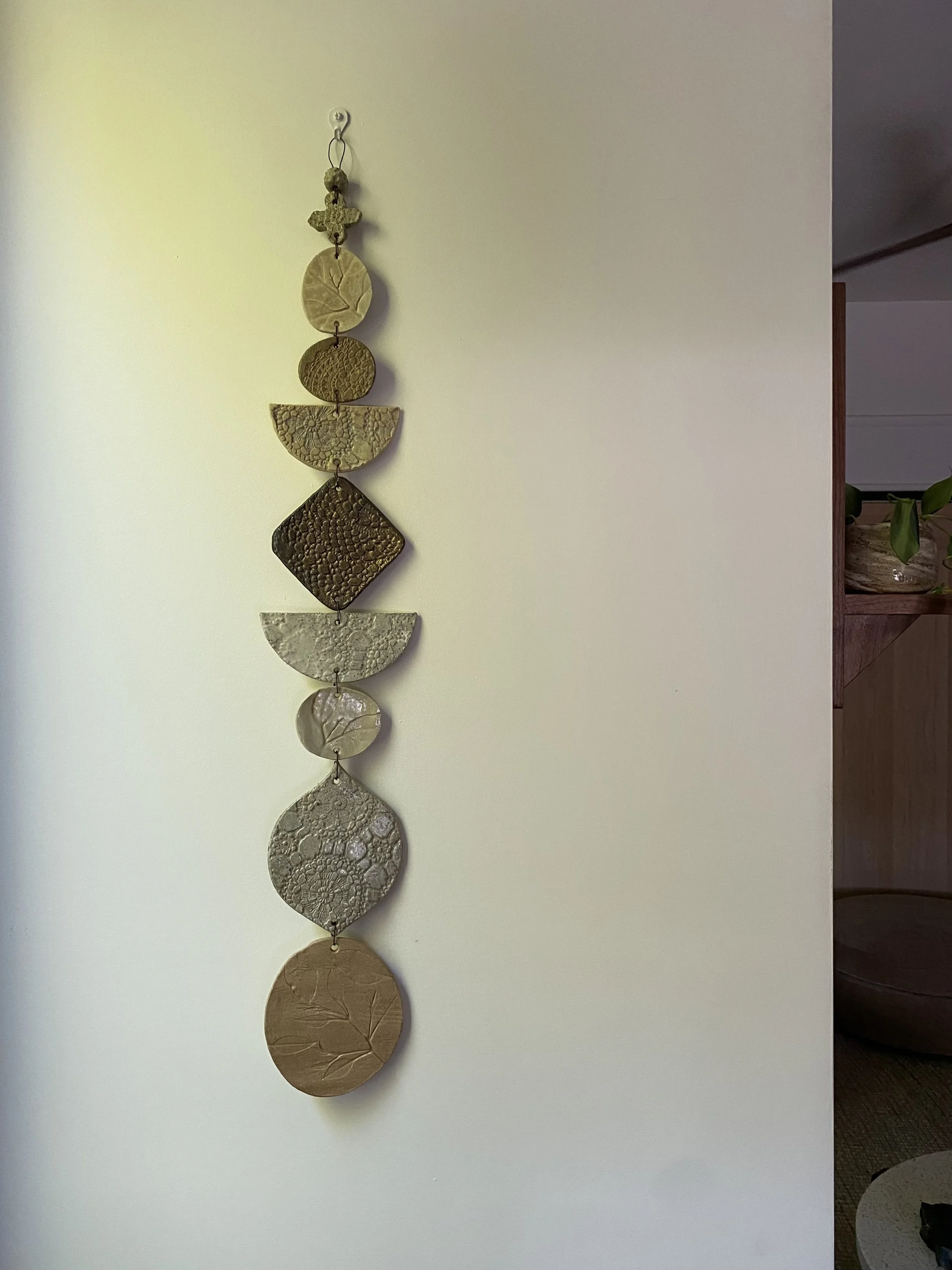 Unearthed Large Botanical Wall Hanging - Earthy palette