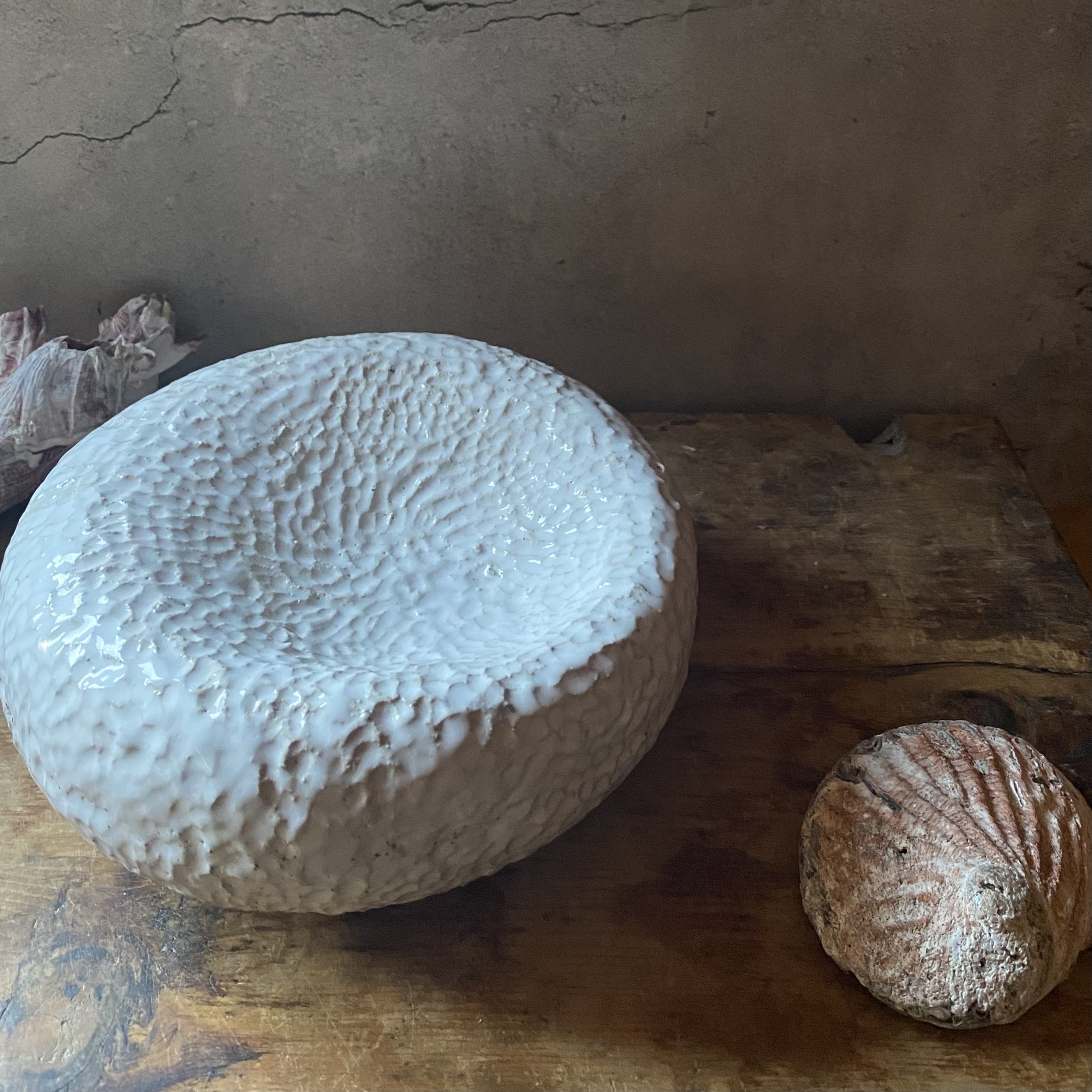 Unearthed handmade organic ceramic vessel
