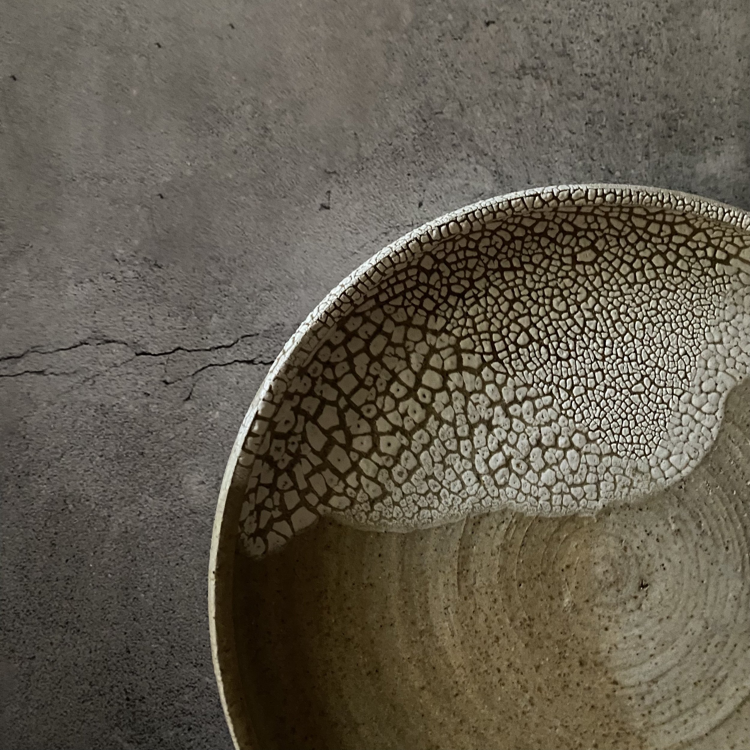 Handmade ceramic Unearthed Terra Firma platter - Natural Palette