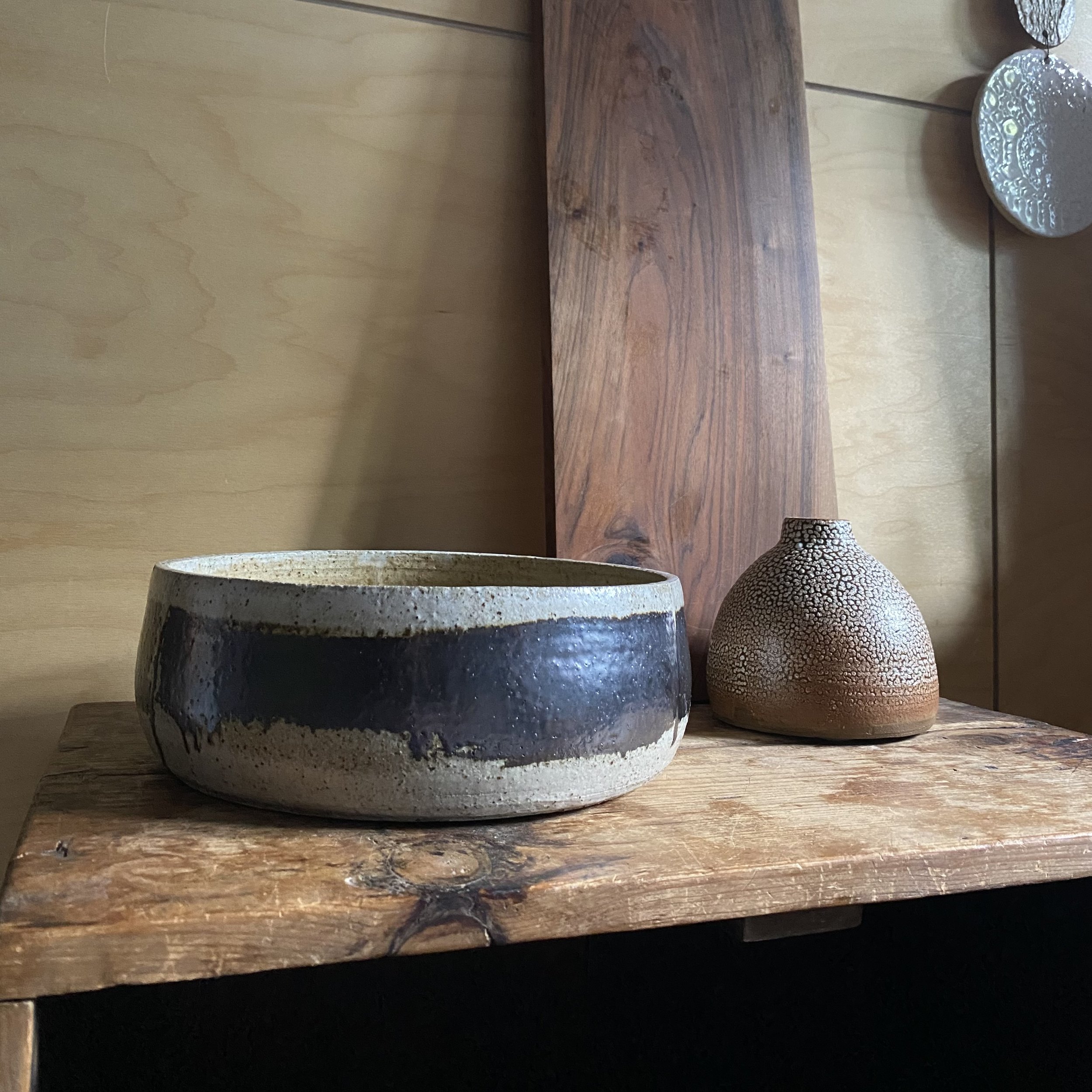 Handmade ceramic Unearthed Meteor Bowl